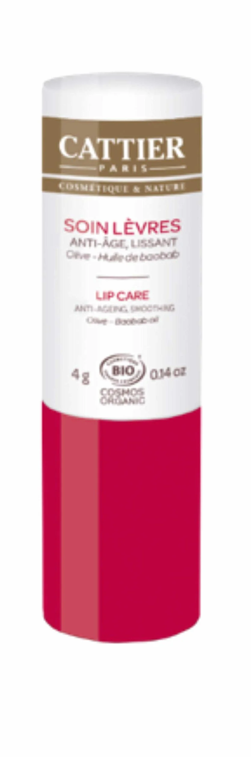 Cattier Soin Lèvres Anti-âge Lissant Stick 4g