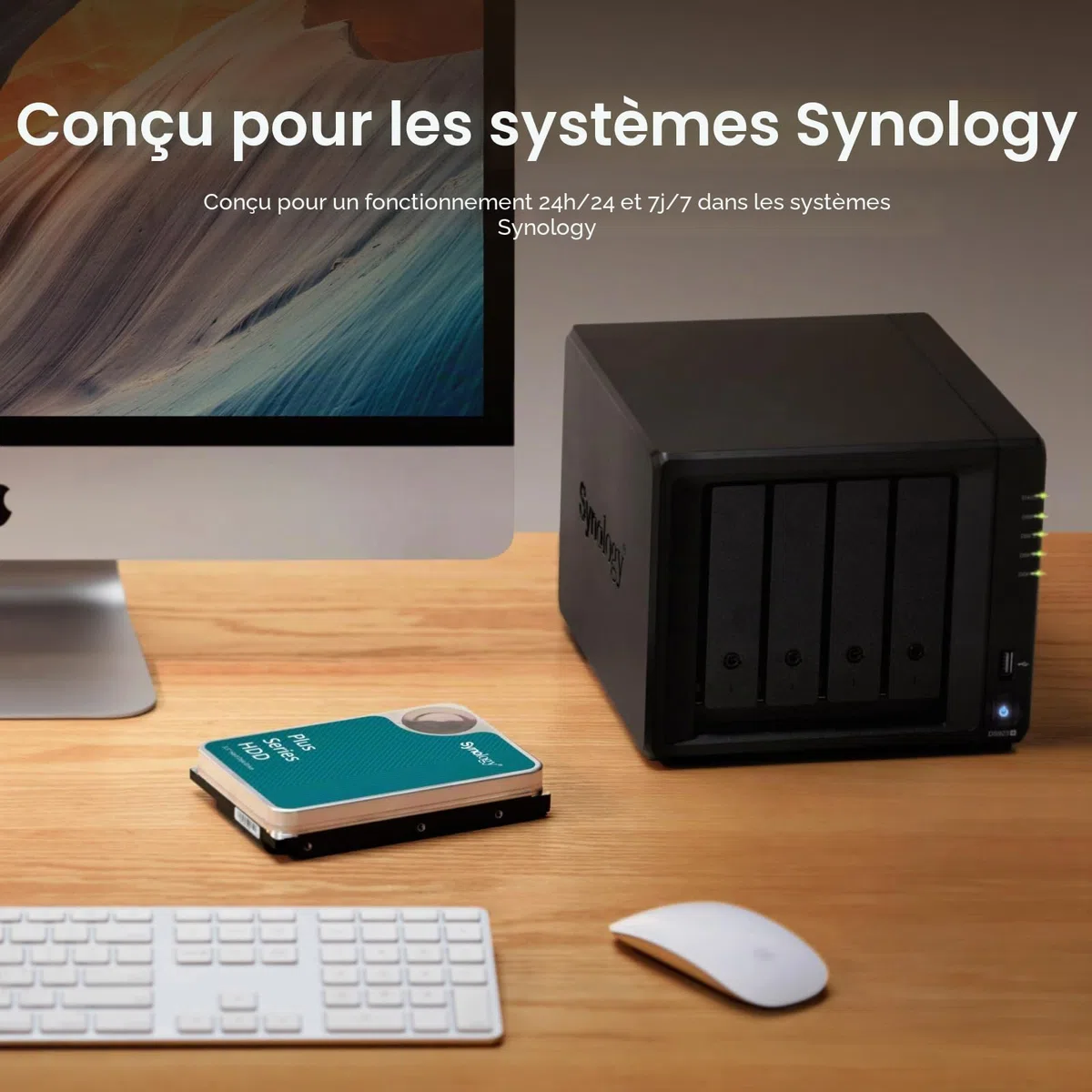 Synology HAT3300 Série Plus Disque Dur SATA 3,5" 4 to (HAT3300-4T)