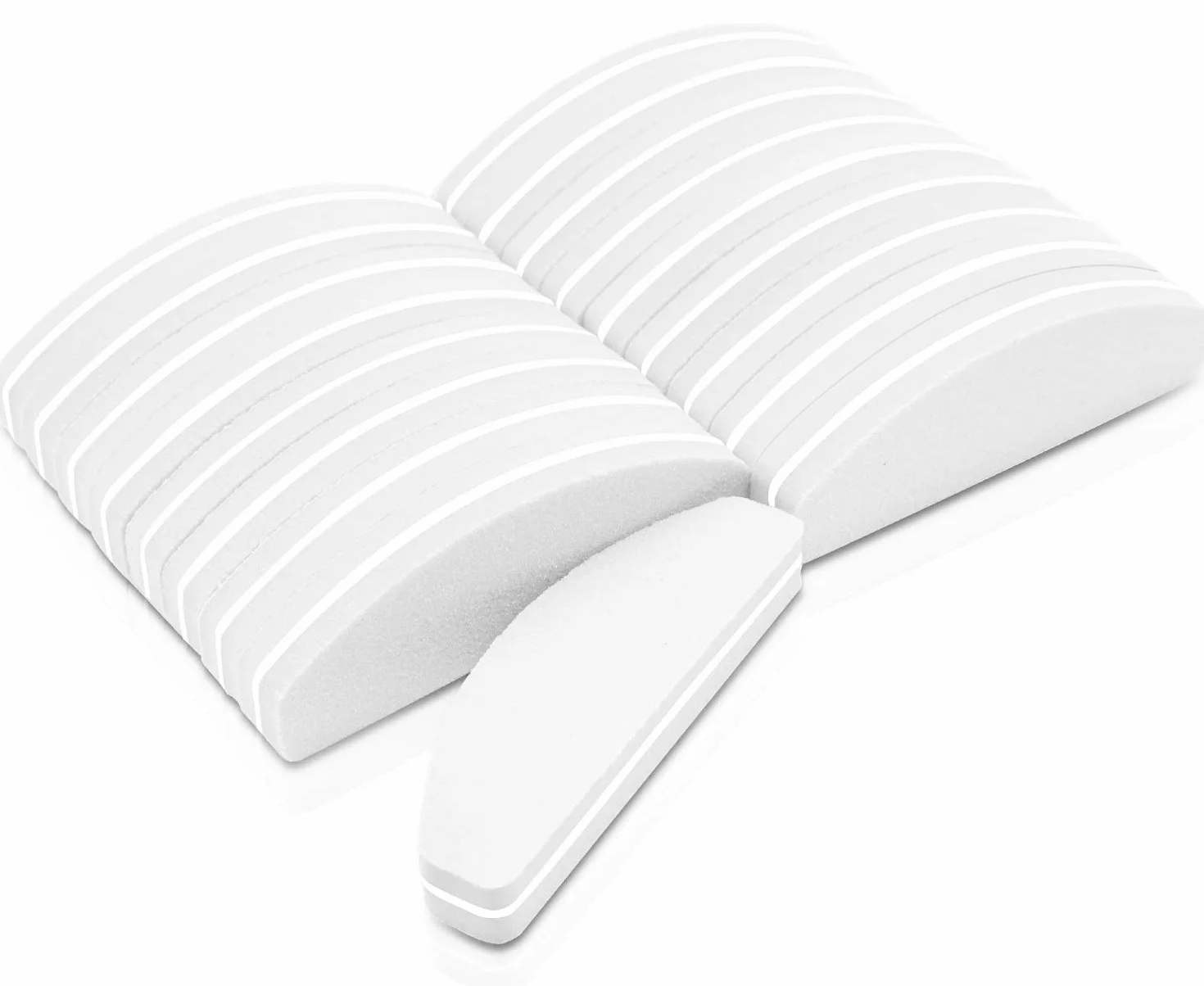 Lot de 20 Bloc Polissoir Ongles 100/180 pour Ongles Acrylique ou Gel Naturel
