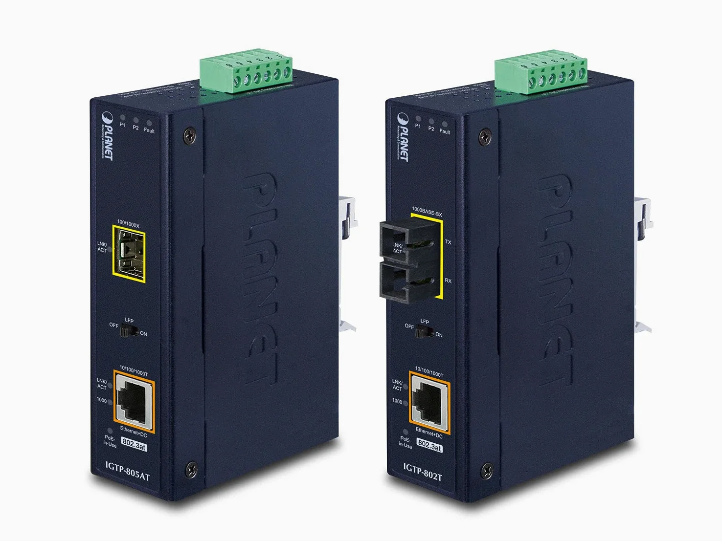 PLANET IGTP-805AT convertisseur de Support réseau 2000 Mbit/s 1310 nm Noir