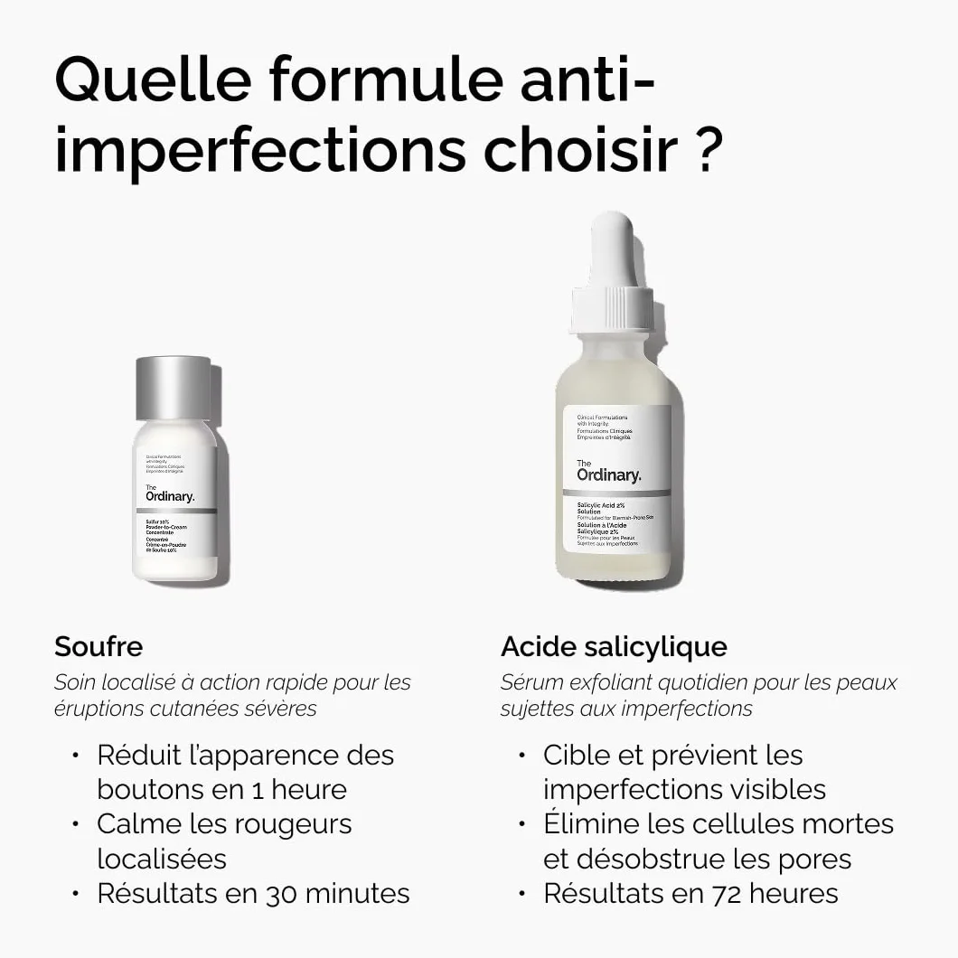 The Ordinary Soufre 10% Crème-en-Poudre Traitement imperfections 5 g