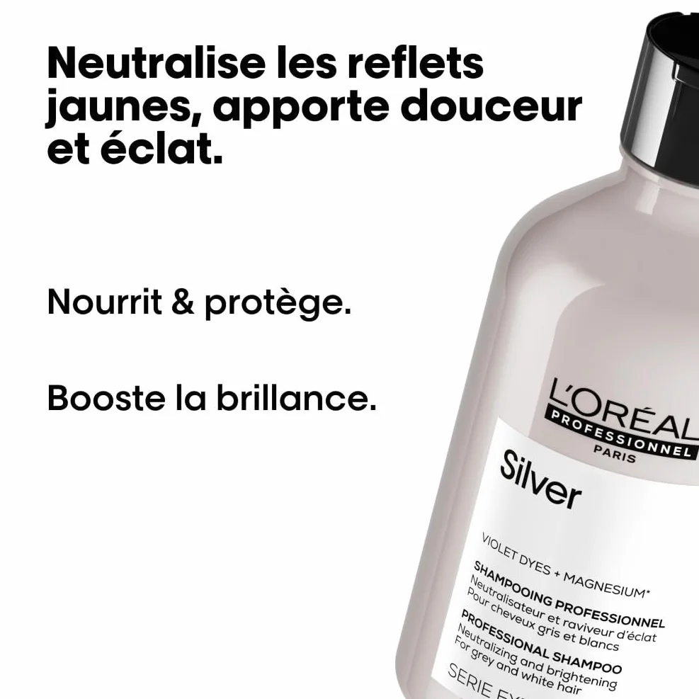 L'OREAL PROFESSIONNEL Shampoing Déjaunissant Silver 300 ml