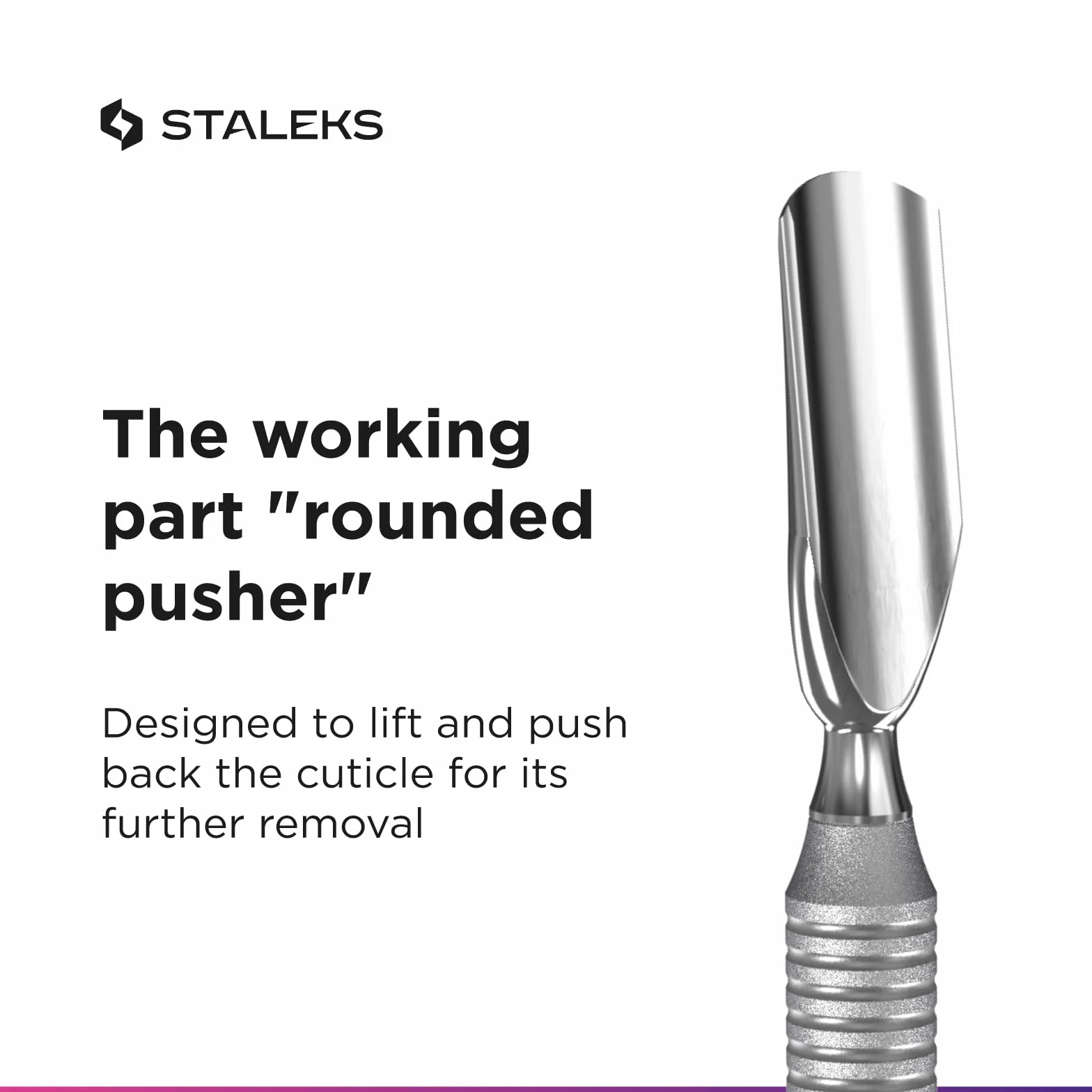 STALEKS PRO Smart 50 PS-50/2 Repousse-cuticules arrondis Type 2