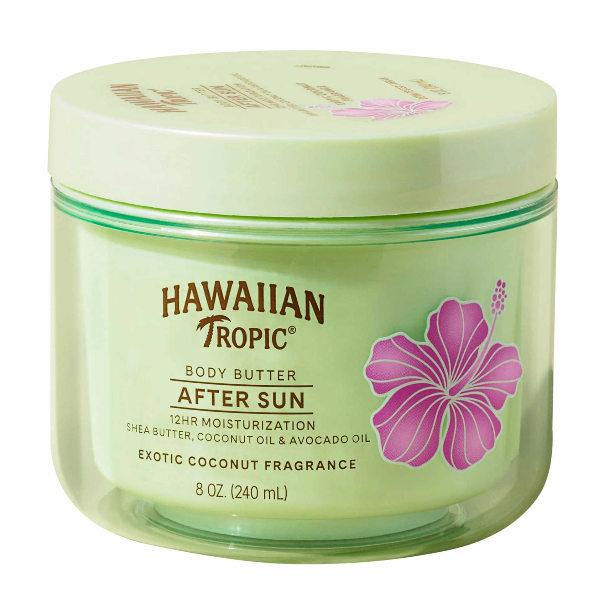 Hawaiian Tropic After Sun Lotion Moisturizer Hydrating Body Butter Coconut Oil 8 oz