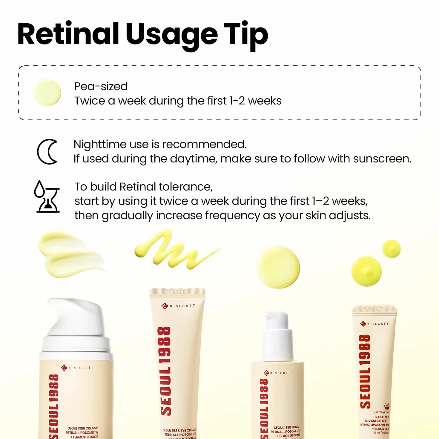 KSECRET SEOUL 1988 Crème visage anti-âge 1% liposome rétinien riz fermenté 50 ml