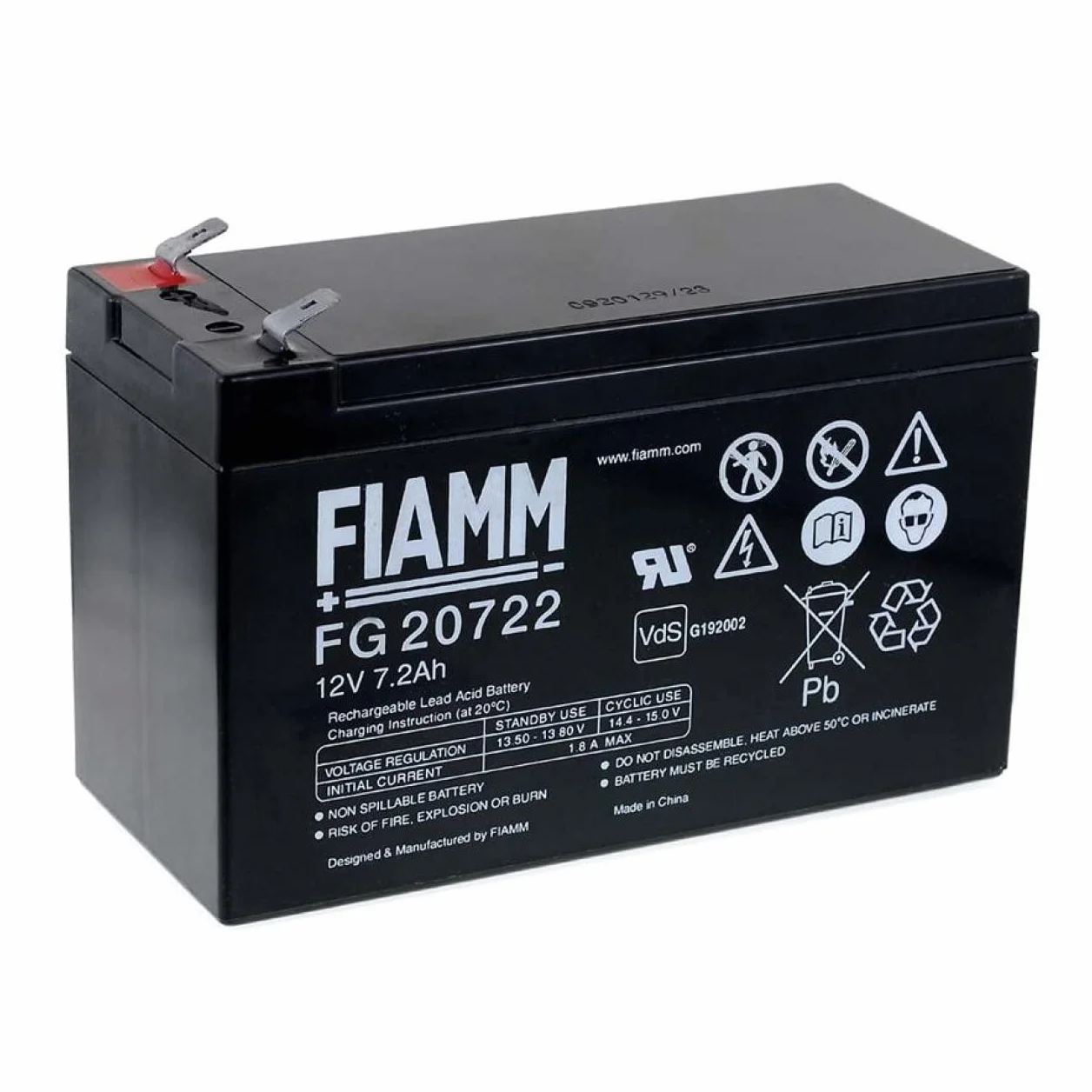 Batterie de remplacement FIAMM APC Back-UPS CS 350