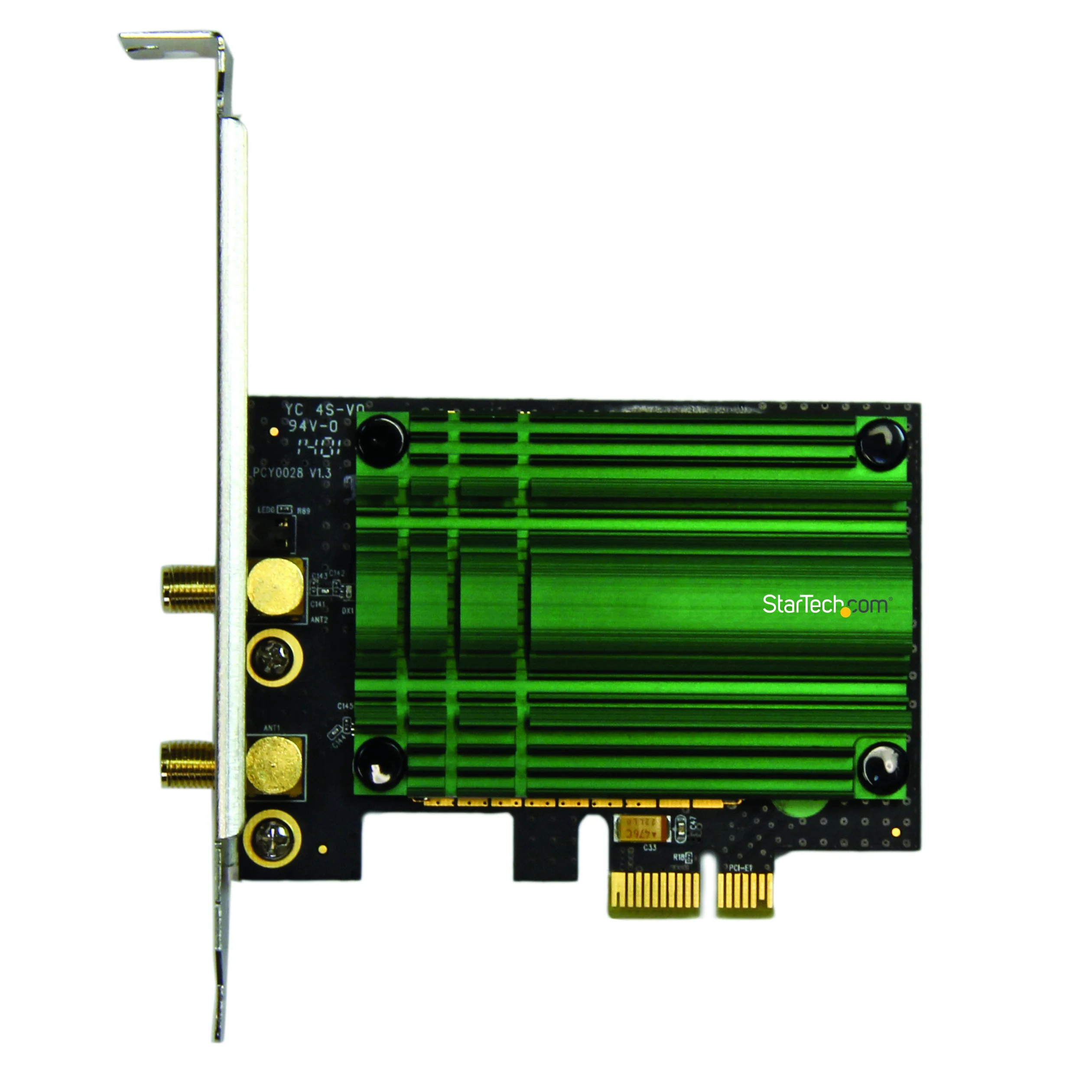 StarTech Adaptateur Reseau PCIe AC1200 Sans Fil AC (PEX867WAC22) | Double bande 2, 4/5GHz, 802.11ac, 867+300Mb/s, 2T2R, Interface hote PCI Express