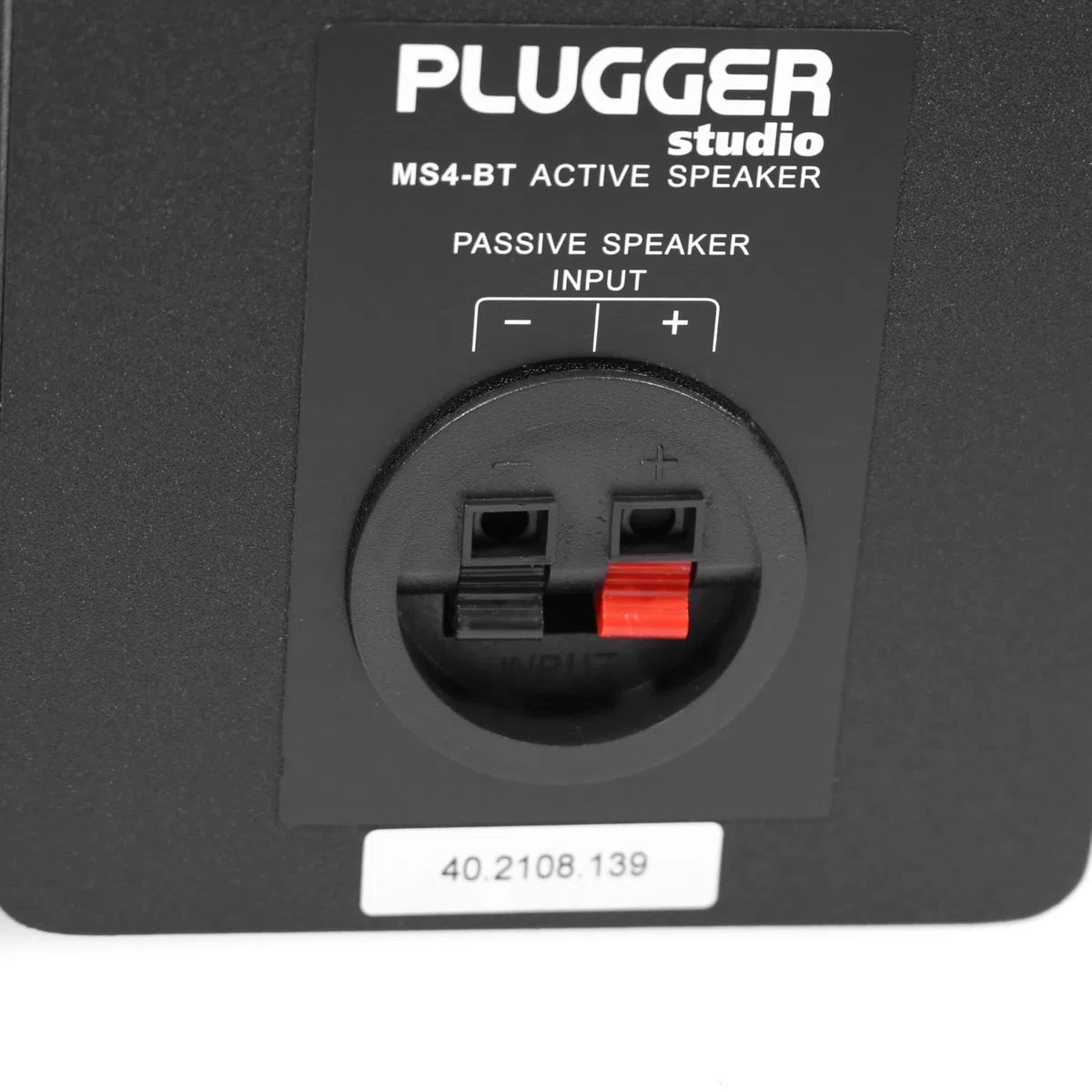 Plugger Studio MS4-BT Enceintes multimédia Bluetooth 2 Voies Moniteurs de Studio sans Fil. Bois, Noir. Ecoutes Actives pour Smartphone, Tablette, Ordinateur PC ou Mac, Lecteur multimédia, Carte Son.