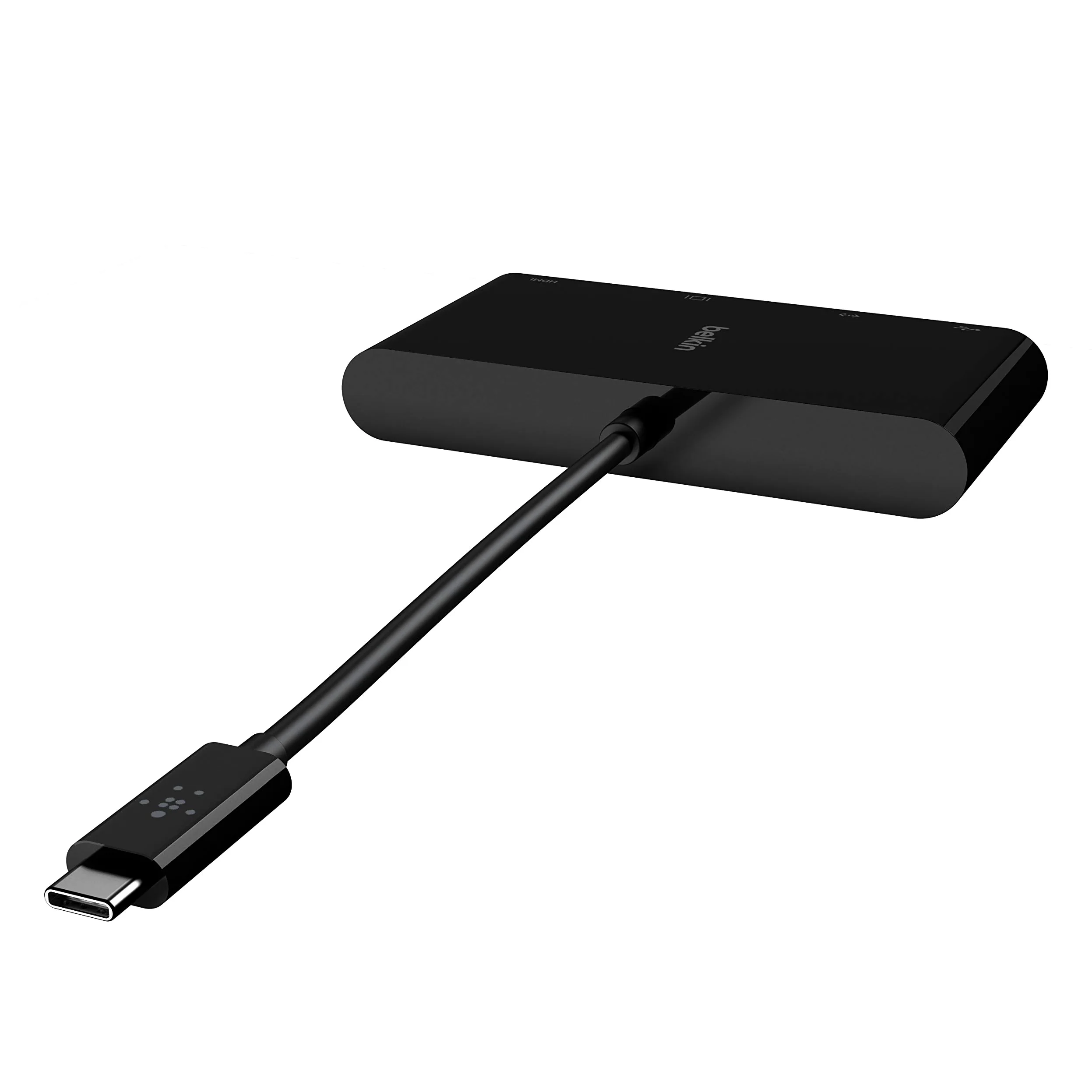 Belkin USB-C Multimedia Adapter (GBE, HDMI, VGA, USB-A), BLK