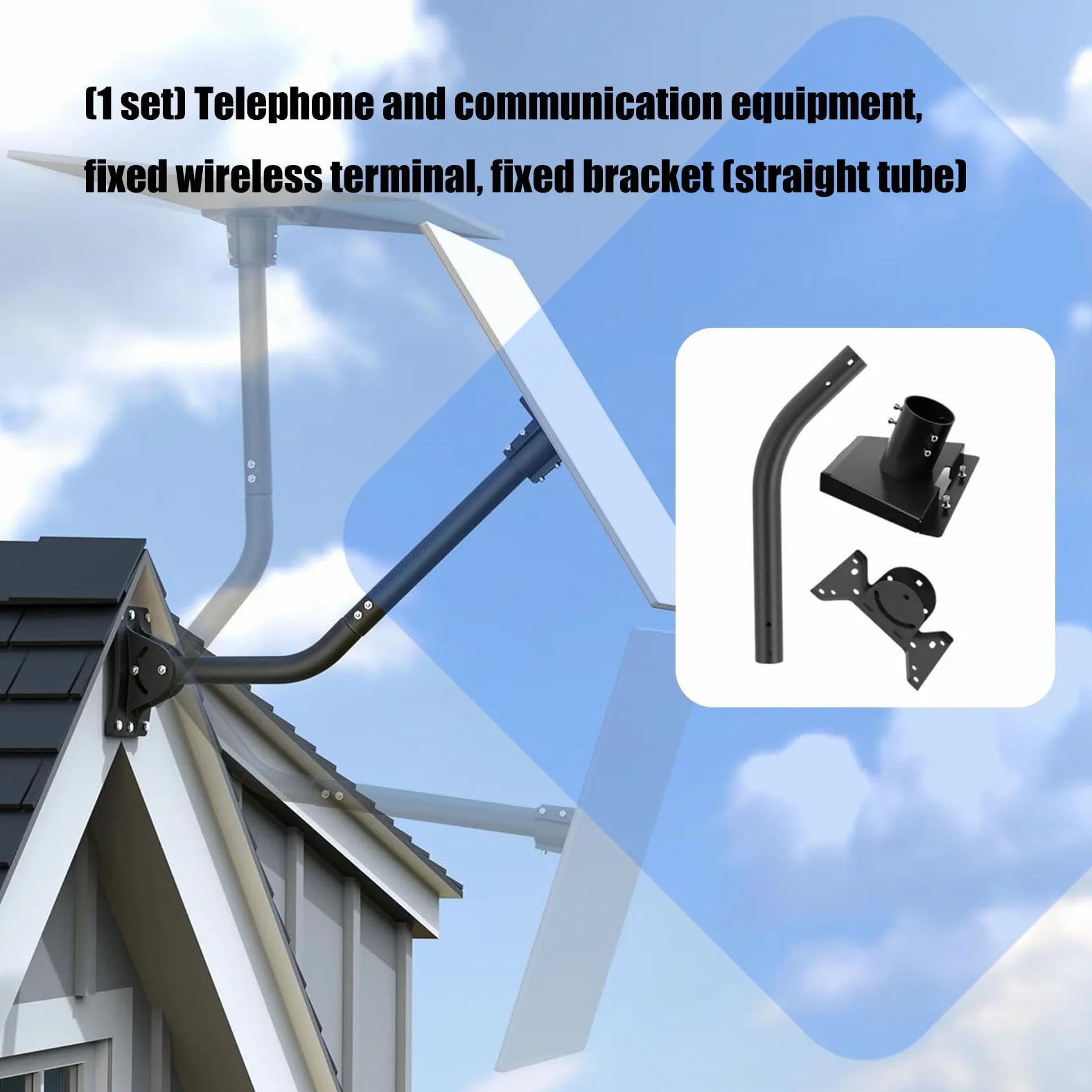 De en métal Rotatif à 360 degrés pour antennes Satellite avec Option d ' Installation Plafond Adaptateur de en métal