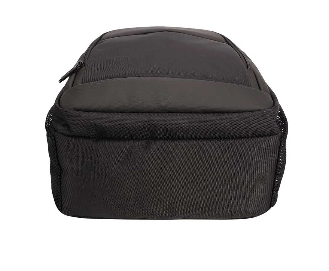 David Jones - Sac à dos Ordinateur Portable Cabine Avion - Format A4 - Double Compartiment - Couleur Noir - Pratique Ville Voyage Scolaire Travail