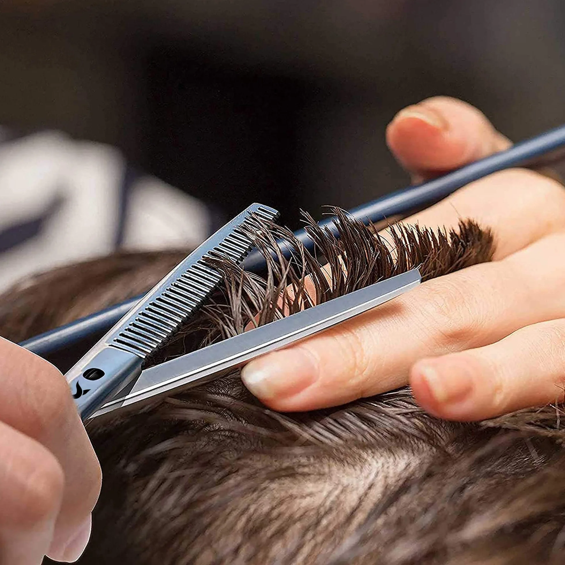 Candure Ciseaux Désépaississant Coiffure 6.5'' Professionnels Acier Inoxydable