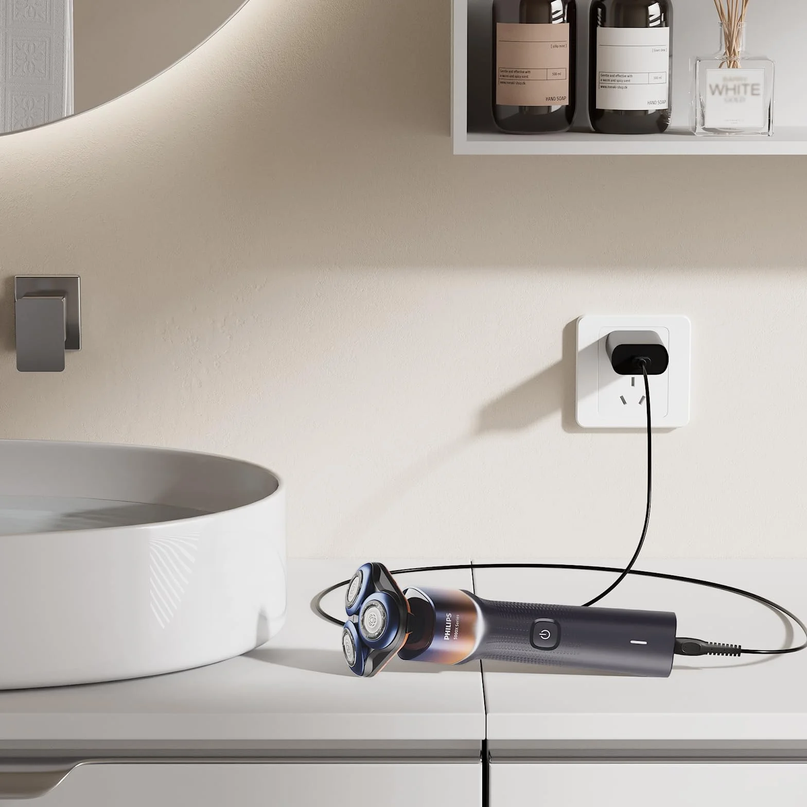 Câble de Charge USB 5V pour Philips OneBlade Pro 360 QP2724 QP2720 QP2734 QP2824 QP4530 QP4631 MG7910 MG5910 MG9510 MG9520
