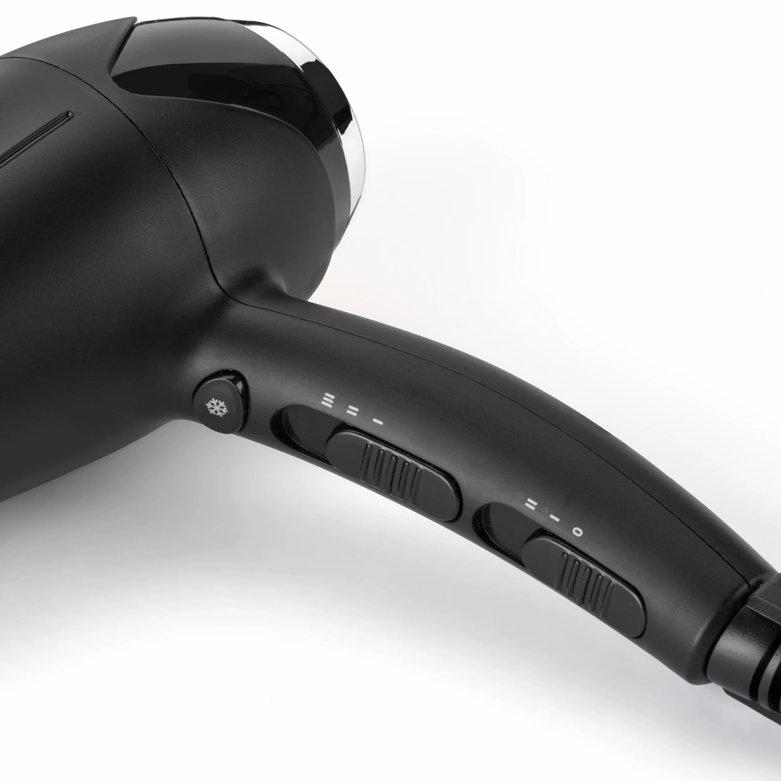 BaByliss Sèche-cheveux Turbo Smooth 2200W Diffuseur large Technologie ionique anti-frisottis 3 réglages température 2 vitesses Noir D572DE