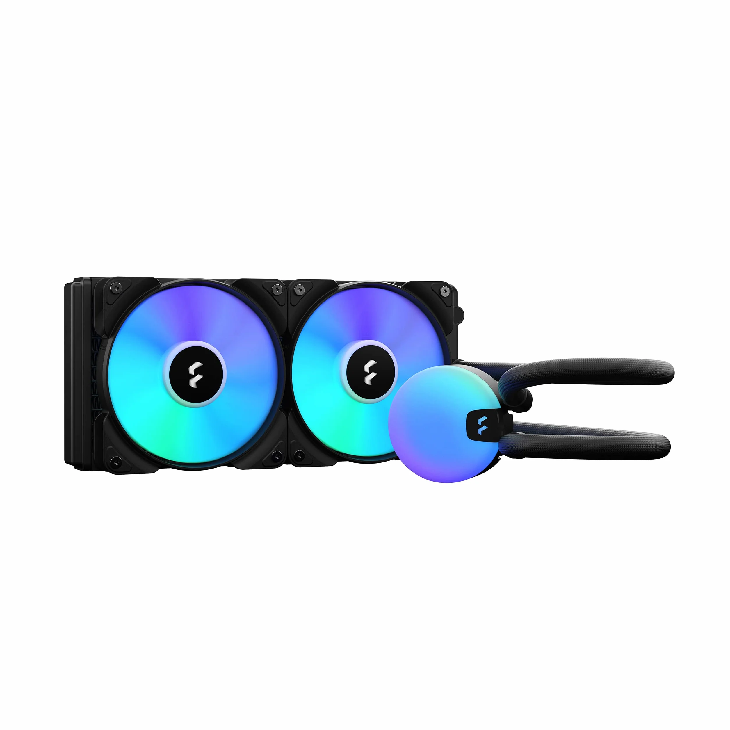 Fractal Design Lumen S24 RGB Aspect 12 RGB x2 AIO CPU Liquid/Water Cooler