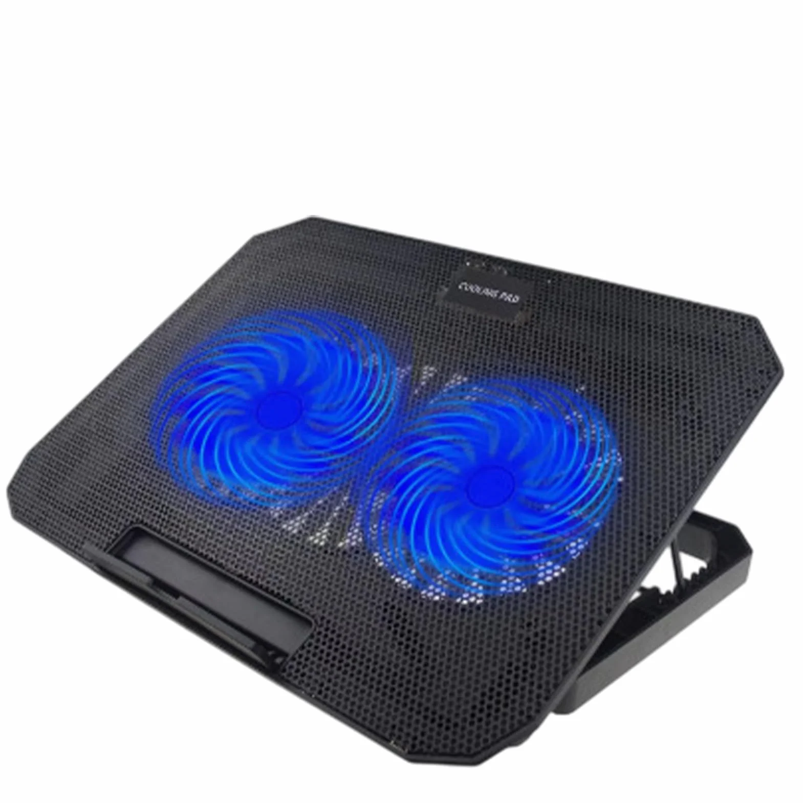 Stand Fan pour ordinateur portable 15,6 pouces Silent Cooling Pad