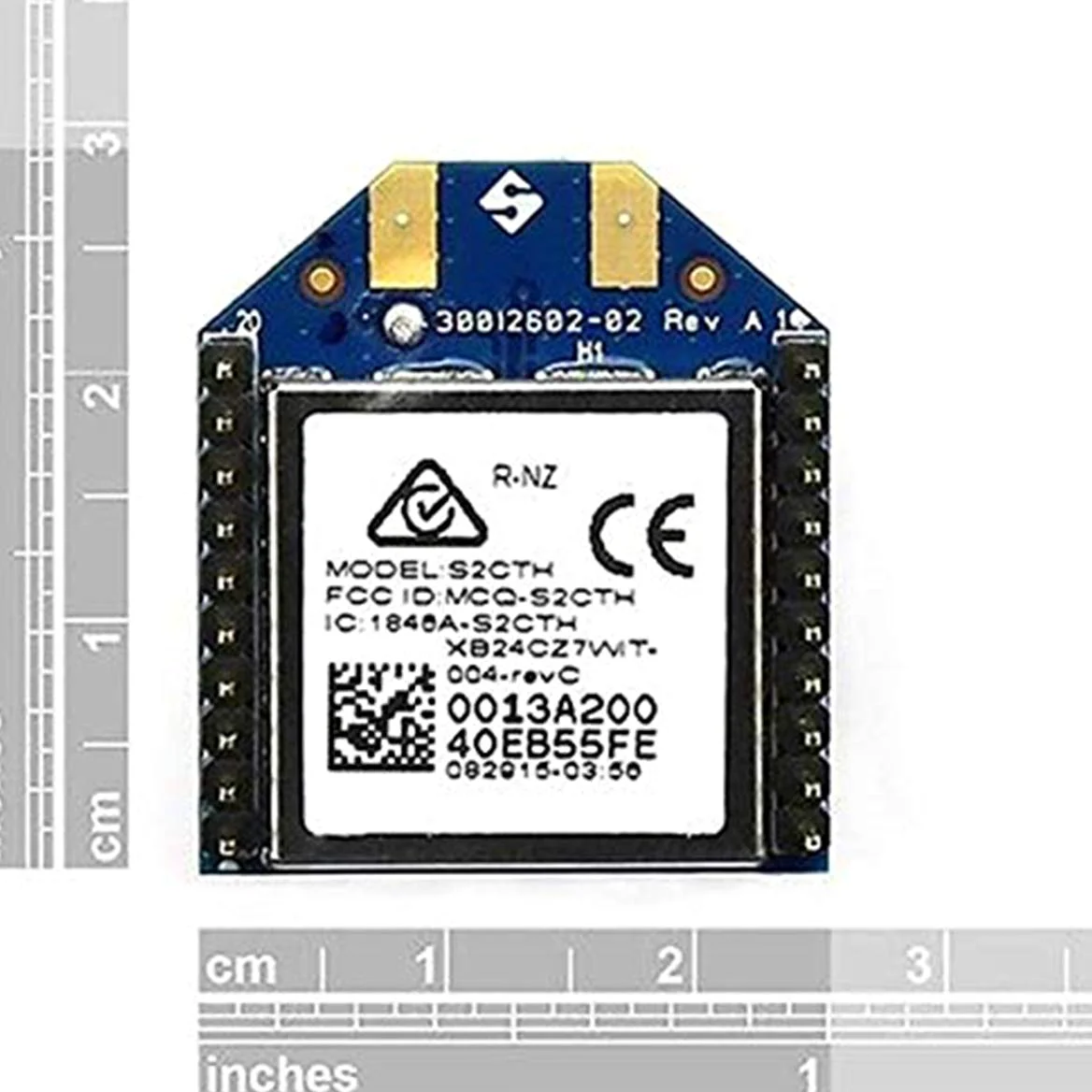 XBee S2 S2C Antenne sans fil Zigbee 2 mW 120 mètres Transmission de données 250 Kbps Module Série S2C Cryptage 128 bits