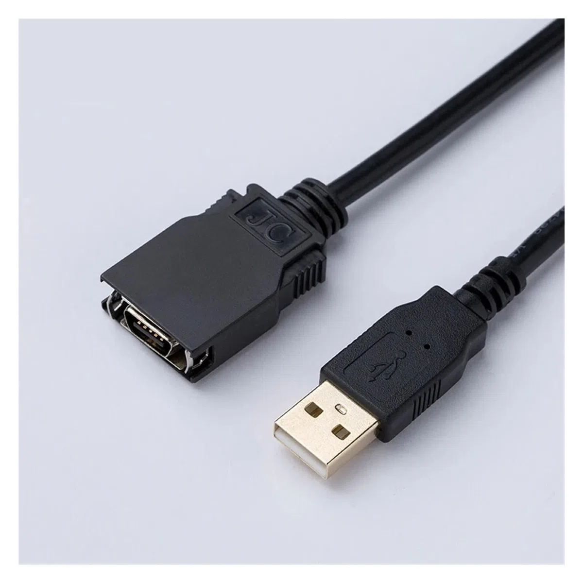 câble de programmation Câble de programmation PLC adapté au câble de téléchargement de puce FTDI Omro série CS/CJ/CQM1H USB-CN226+(Black FTDI Type)