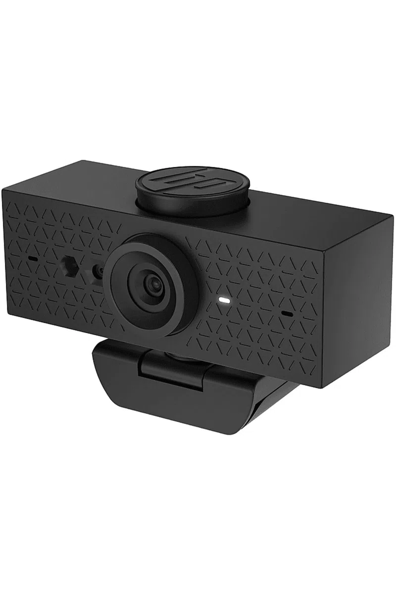 HP - PC 620 Webcam FHD 1080p, mise au point automatique, zoom numérique, rotation à 360°, champ de vision réglable, correction automatique de couleur et d'arrière-plan, compatible avec Zoom, couvercle
