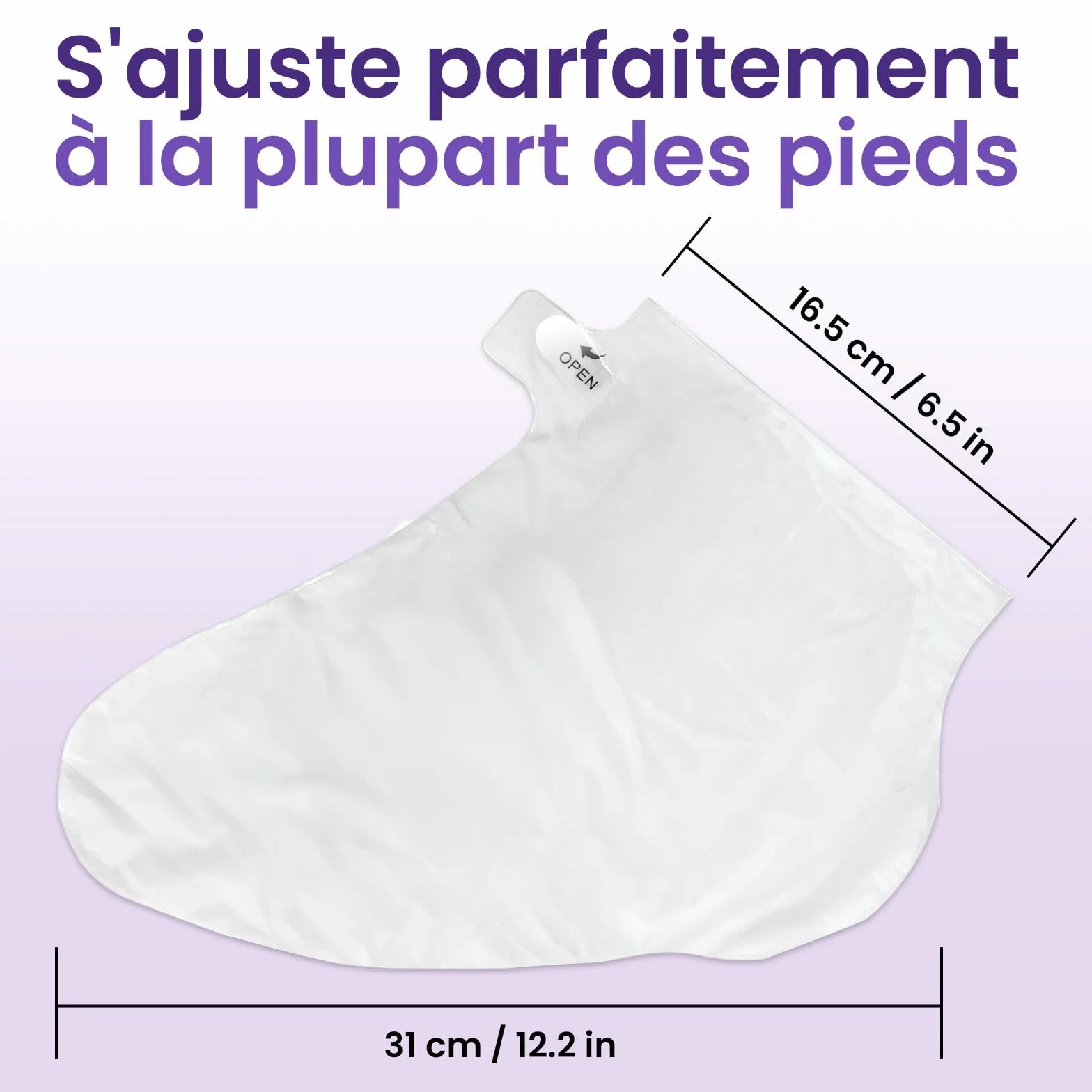 Masque Pied Exfoliant 6 Paires – Peeling Pied Hydratant au Beurre de Karité & Lavande, Chaussettes Exfoliantes