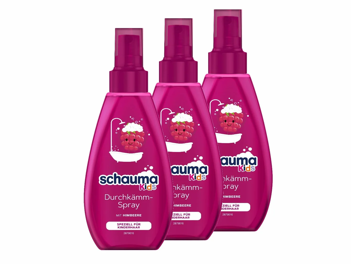 Schwarzkopf Schauma Kids Spray Démêlant Framboise 3 x 150 ml