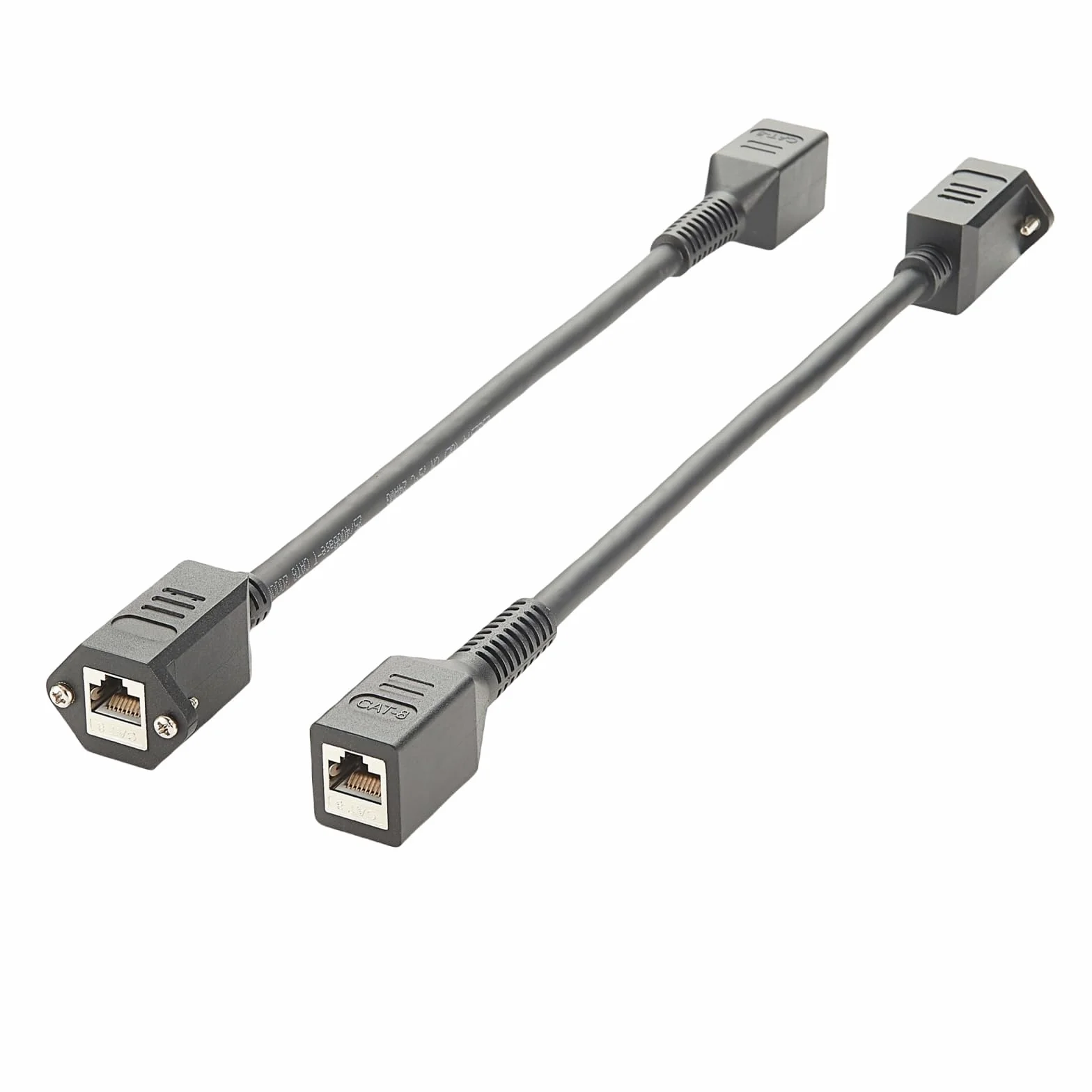 Câble d'extension Ethernet RJ45 Cat8 femelle à visser 40 Gbit/s blindé 0,3 m
