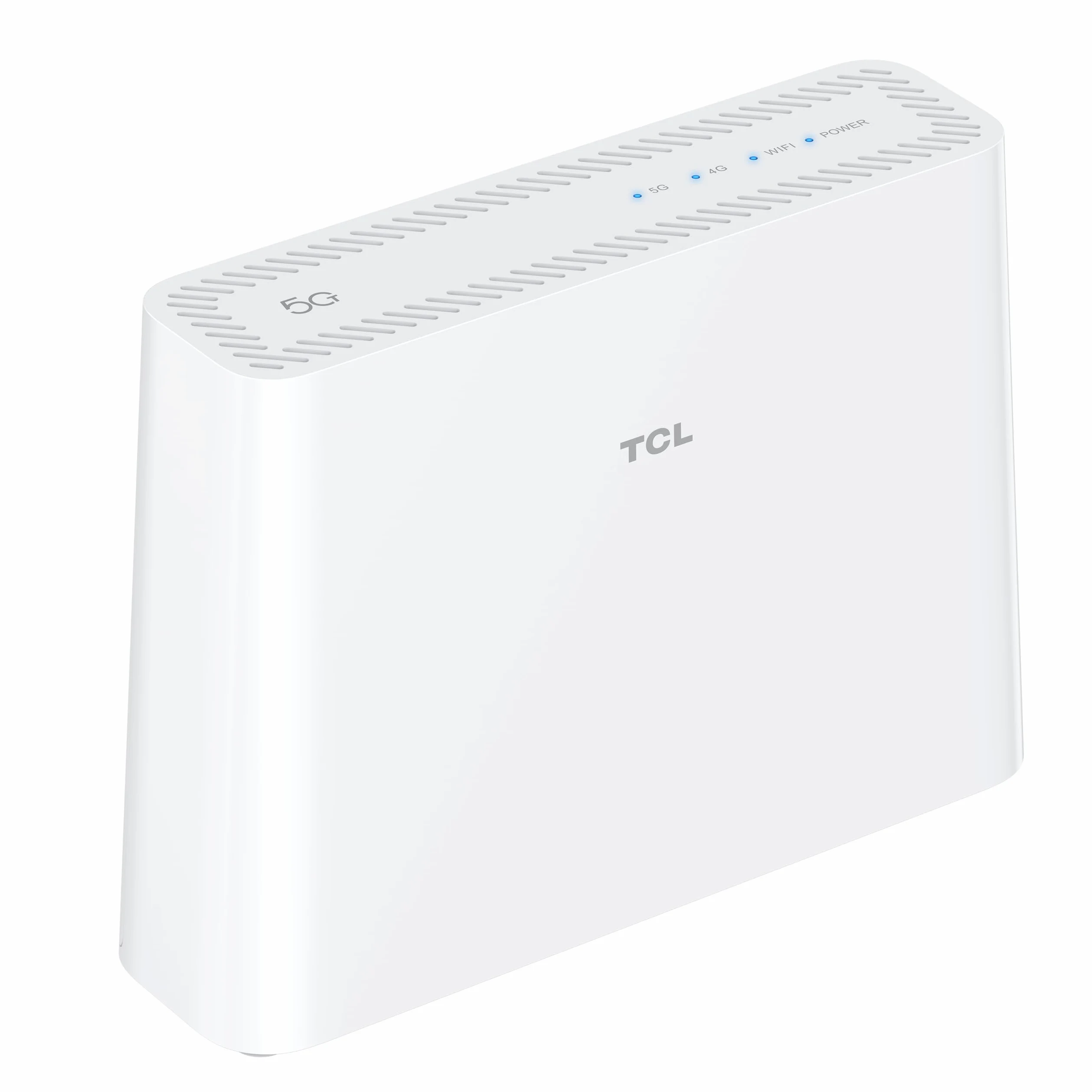 TCL LinkHub - Routeur Ultra Rapide HH512 5G, Double Bande, Prise en Charge de la Carte SIM, WiFi 6E, Hotspot jusqu'à 32 utilisateurs, Blanc
