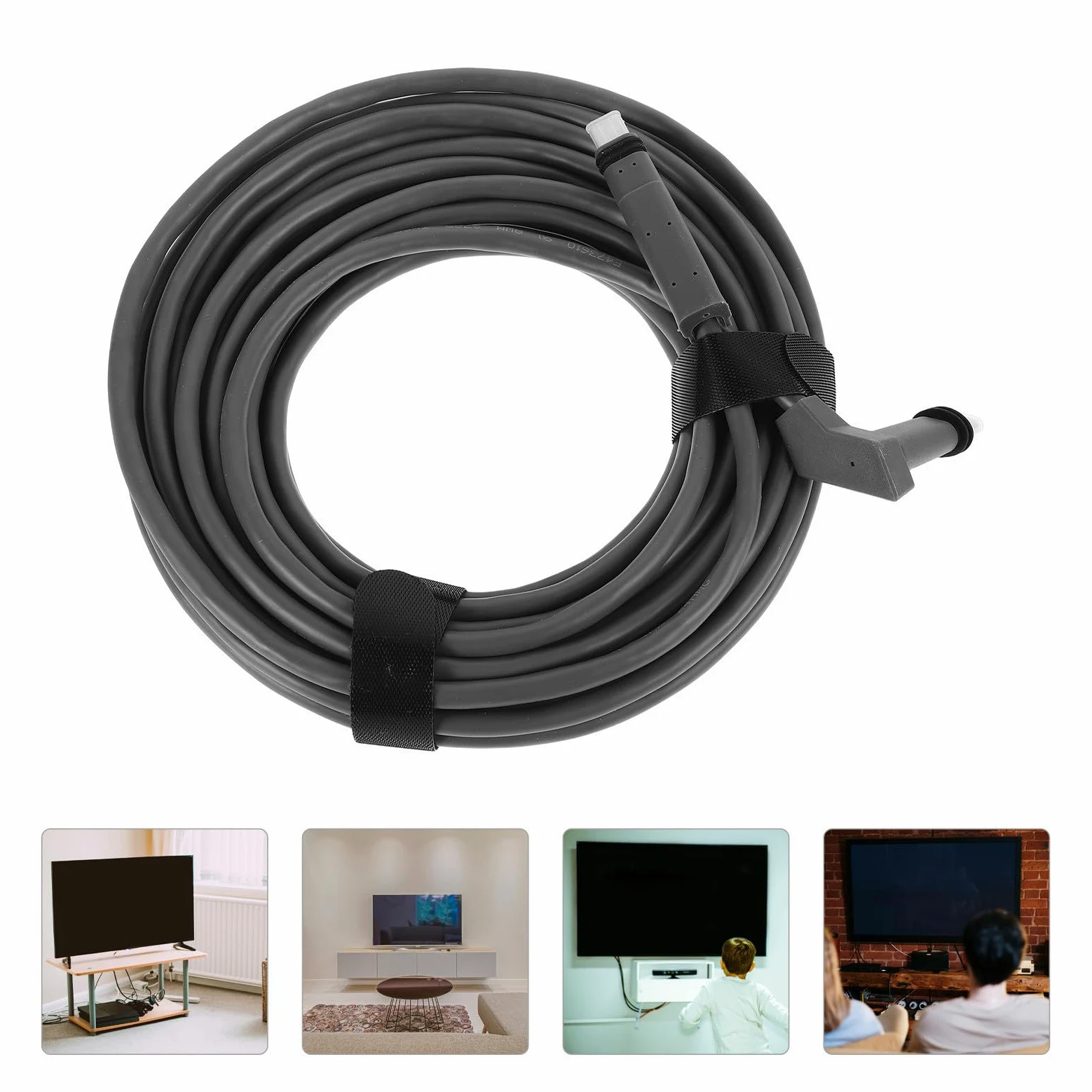 Kit de Rallonge pour Câble Réseau Cat 6 en Cuivre sans Gaine Pvc, Stable et Utilisation Facile pour Équipement de Communication Bureau la Maison