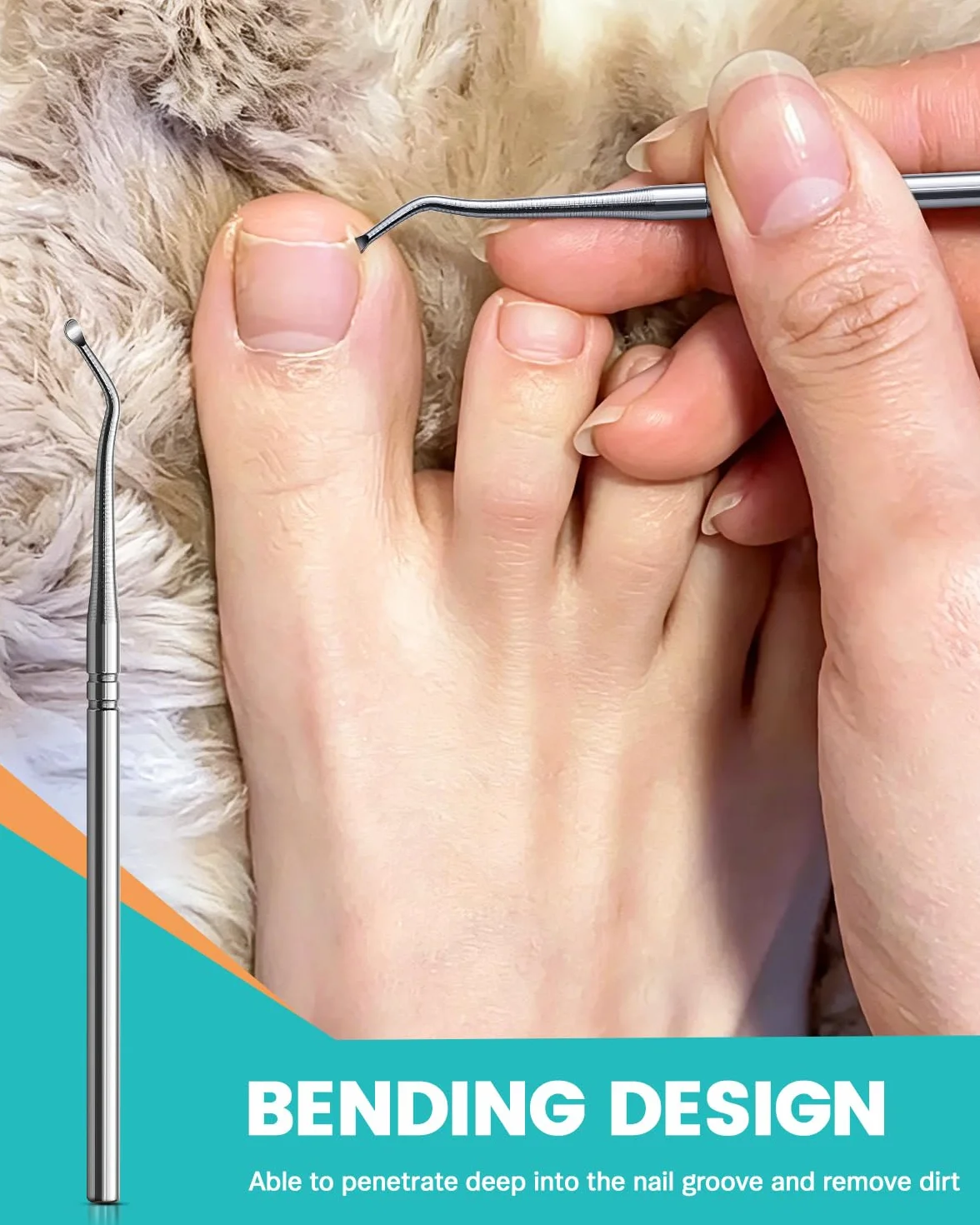 BEZOX Correcteur d'ongles incarnés application facile maison