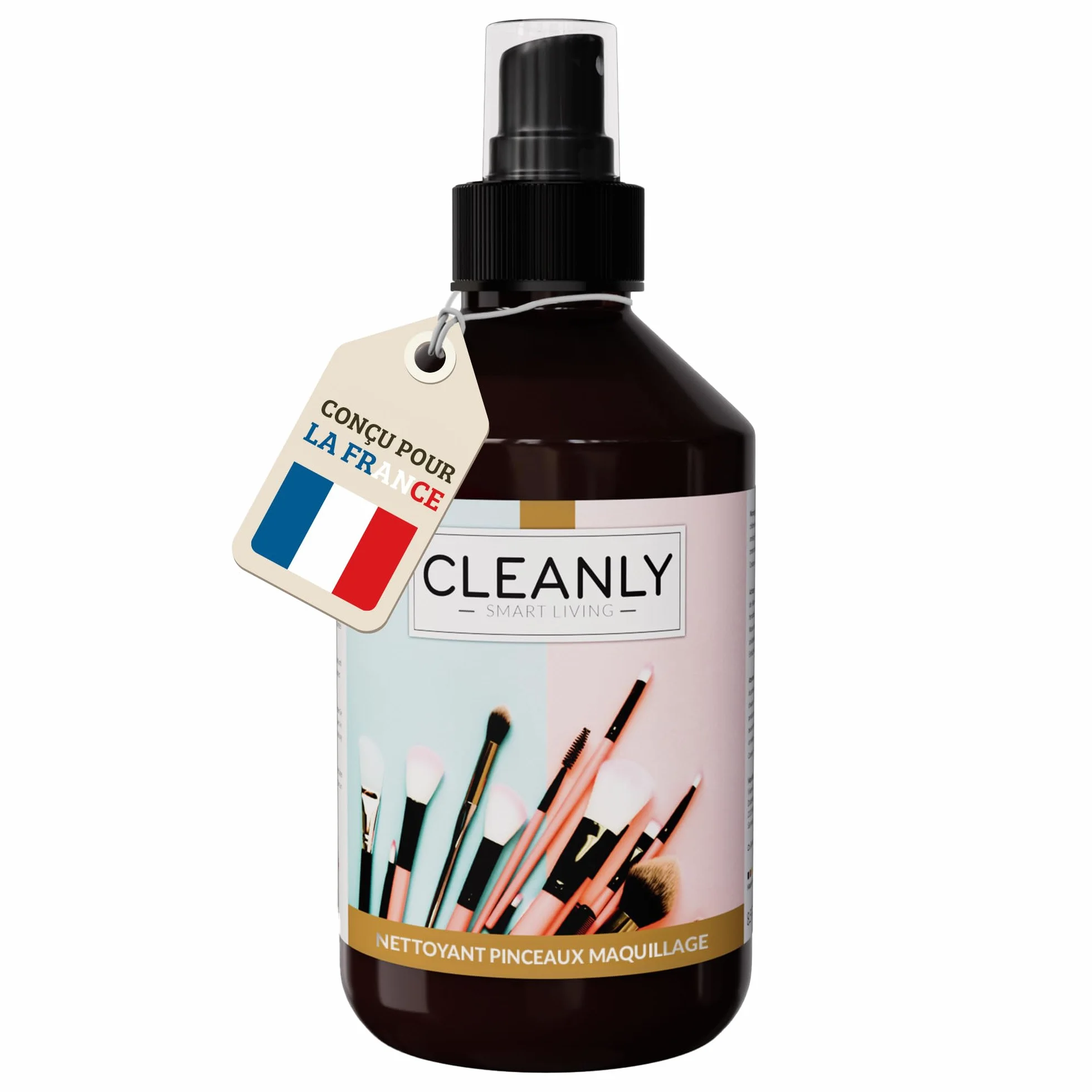Makeup Brush Cleaner Spray Nettoyant Pinceaux Maquillage 250ml Vegan Sans Cruauté
