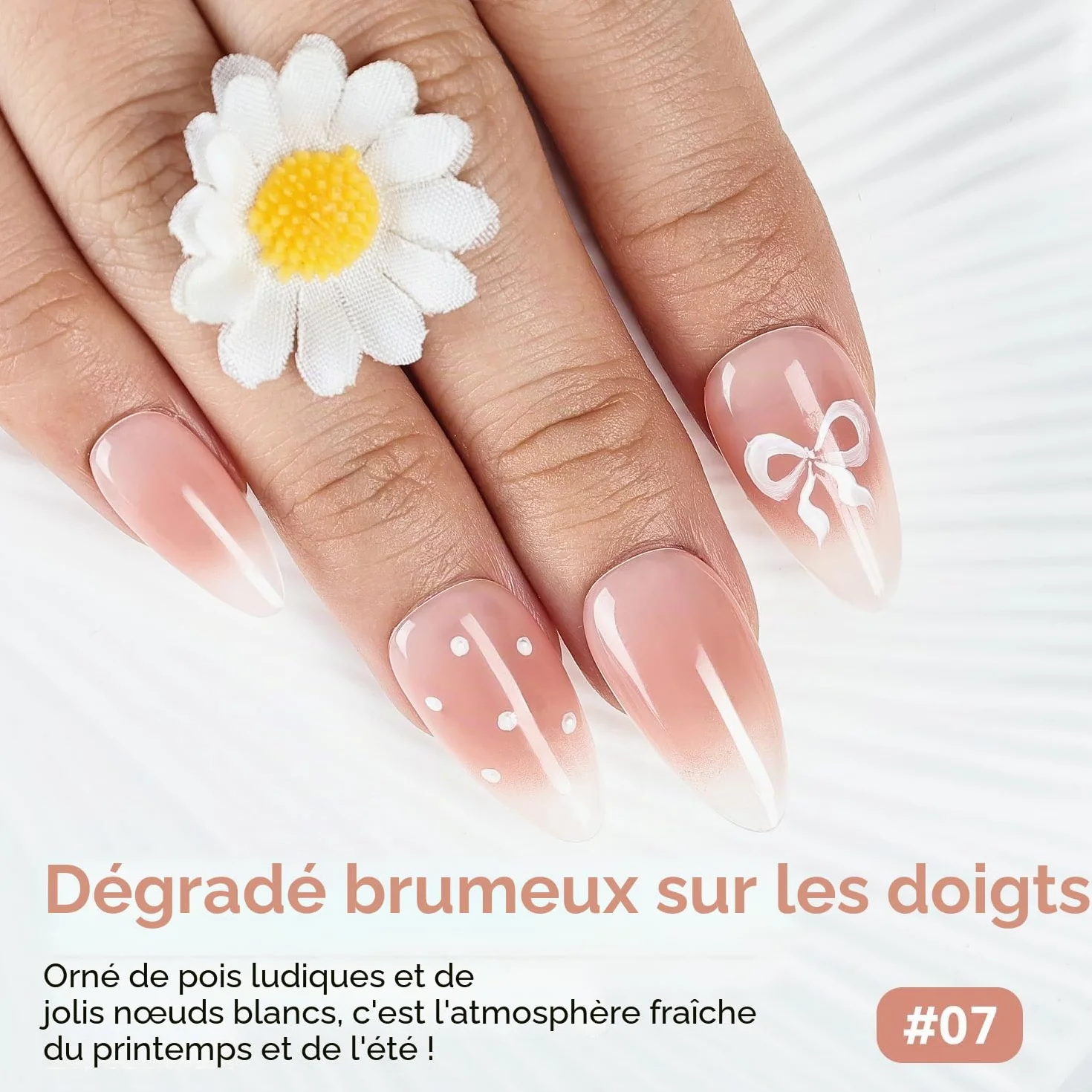 JODSONE 6 Couleurs Pat Painting Gel Dégradé Vernis à Ongles Set avec Stylet et 50 Éponges