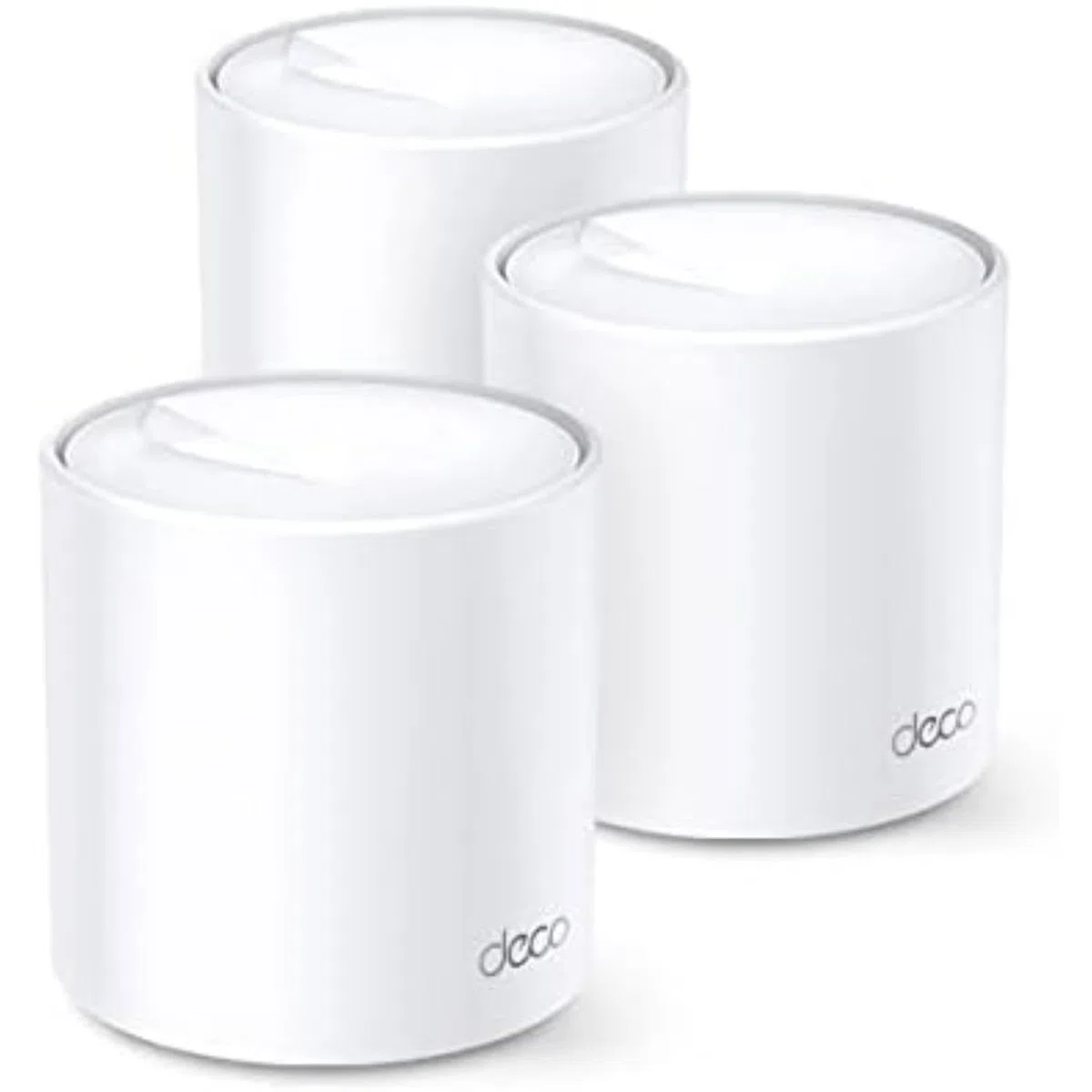 TP-Link Deco X4300 Pro Lot de 3 systèmes Wi-Fi 6 Mesh pour toute la maison, vitesses jusqu'à 4 300 Mo/s (blanc)