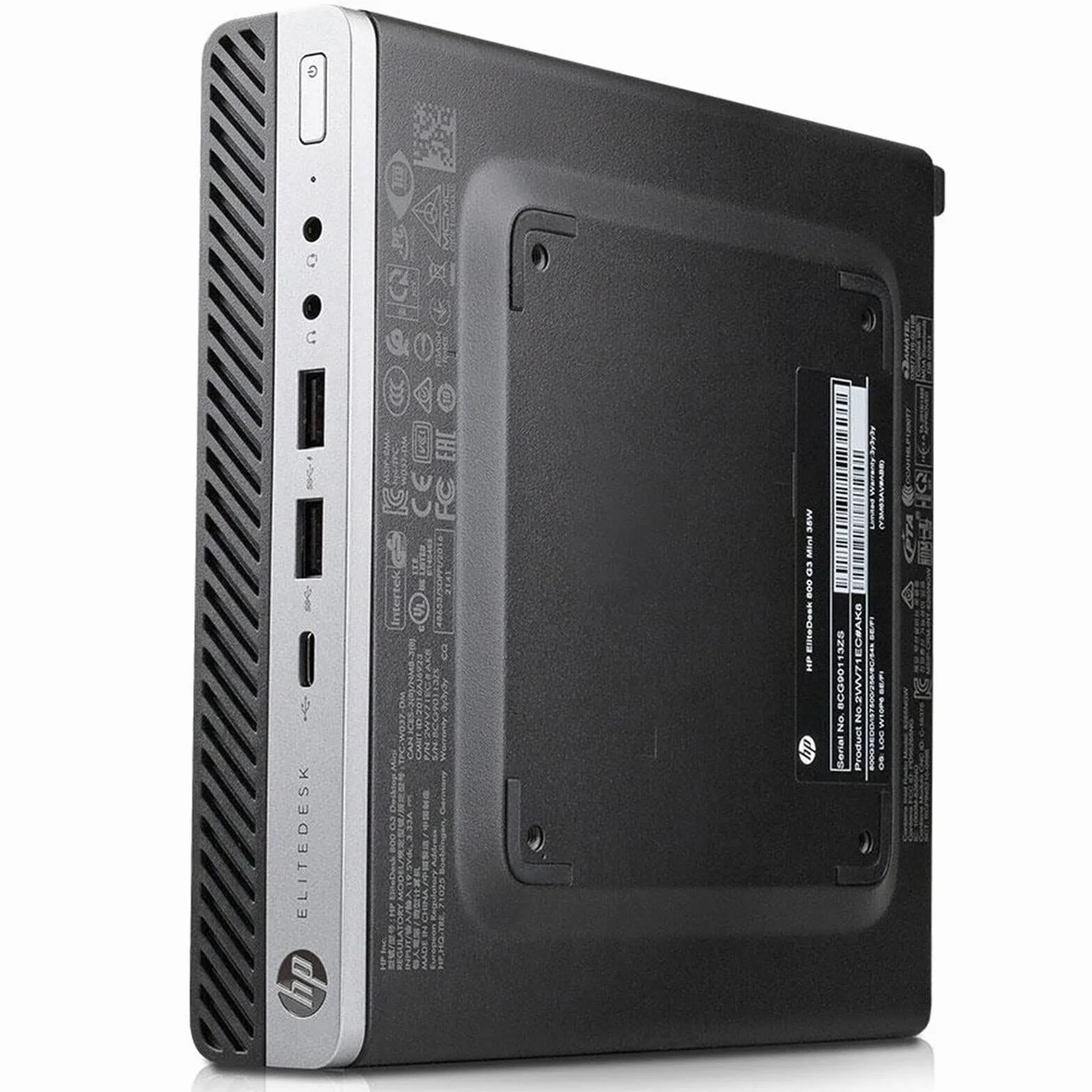 HP EliteDesk 800 Mini Ordinateur de Bureau Core i5-7400T 8 Go 240 Go
