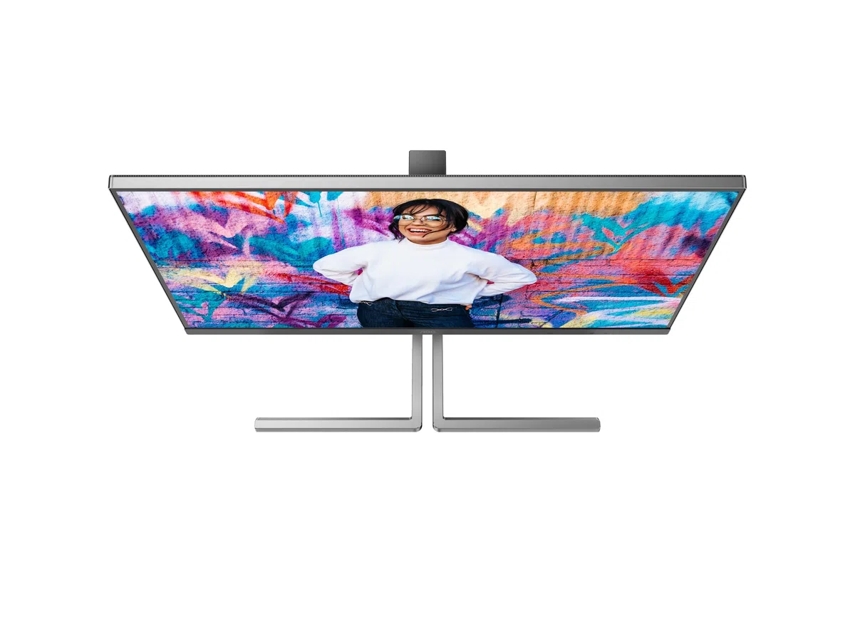 AOC Moniteur U32U3CV 32 Pouce 60Hz Nano IPS Dalle, 4ms GtG, VESA HDR400 (Certified), Ajustable en Hauteur, Haut-parleurs, USB Hub(3840x2160 HDMI 2X 2.0 DP 1x 1.4) Noir/Argent