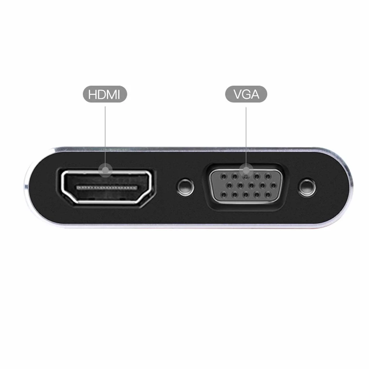 Cablecc Adaptateur USB 3.0 vers HDMI VGA Carte graphique externe pour ordinateur portable