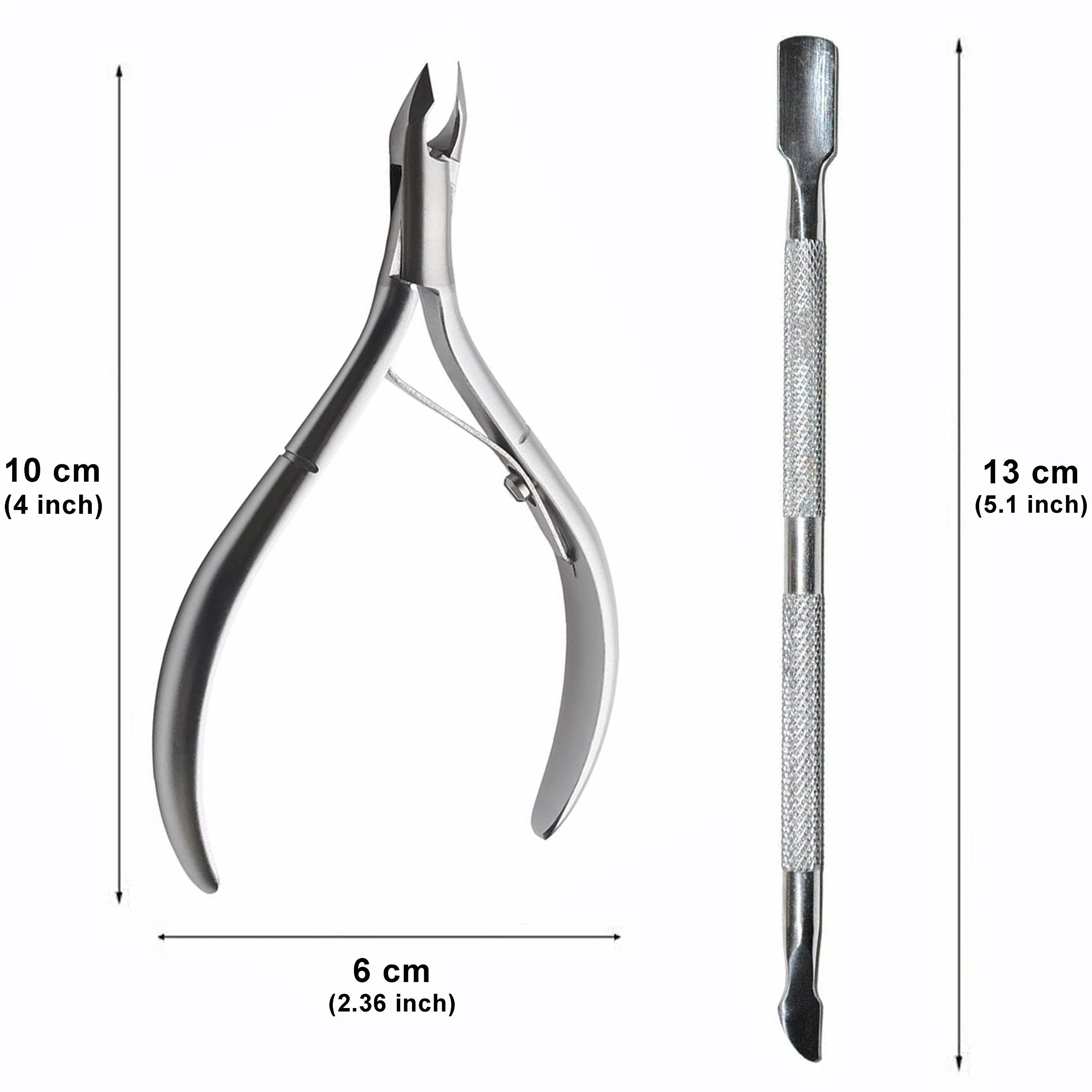 Longivia® Pince Coupante de Precision en Acier Inoxydable pour Cuticules, Pédicure et Manucure