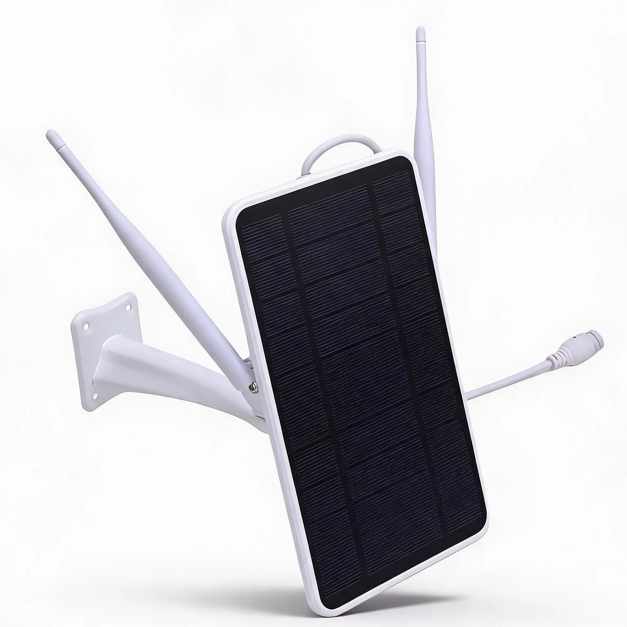 Zunate Modem routeur solaire 4G LTE IP66, répéteur WiFi extérieur étanche avec batterie de 12 000 mAh et fente SIM pour surveillance de cour, ferme, camping, camping-car (États-Unis)