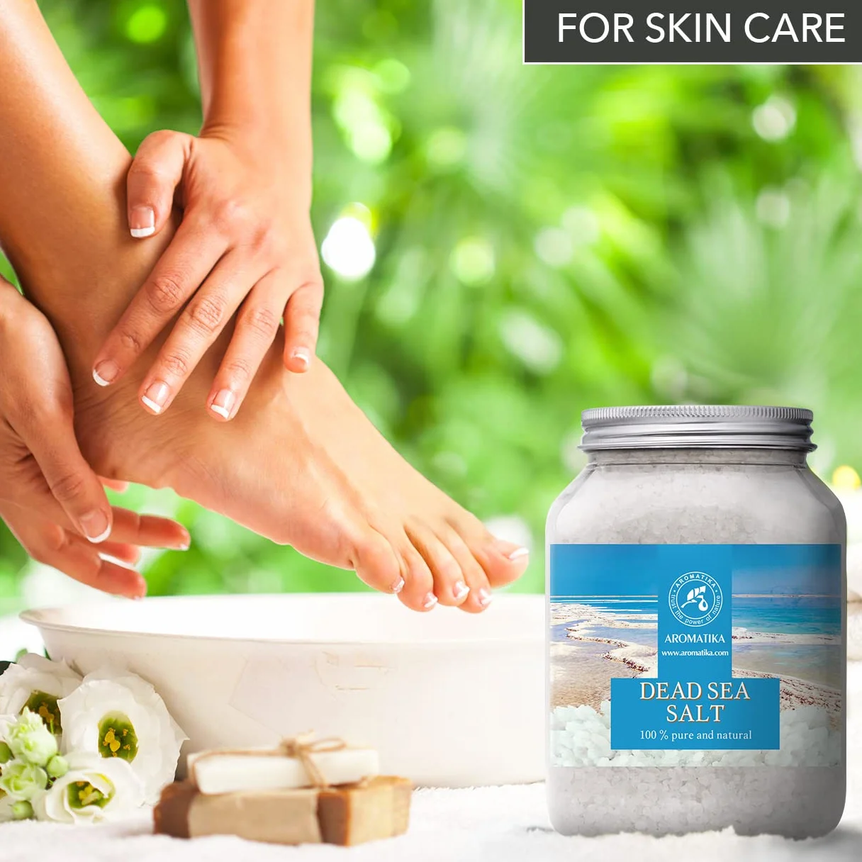 Sel de Mer Morte 1000g Pur et Naturel Sels de Bain Relaxant