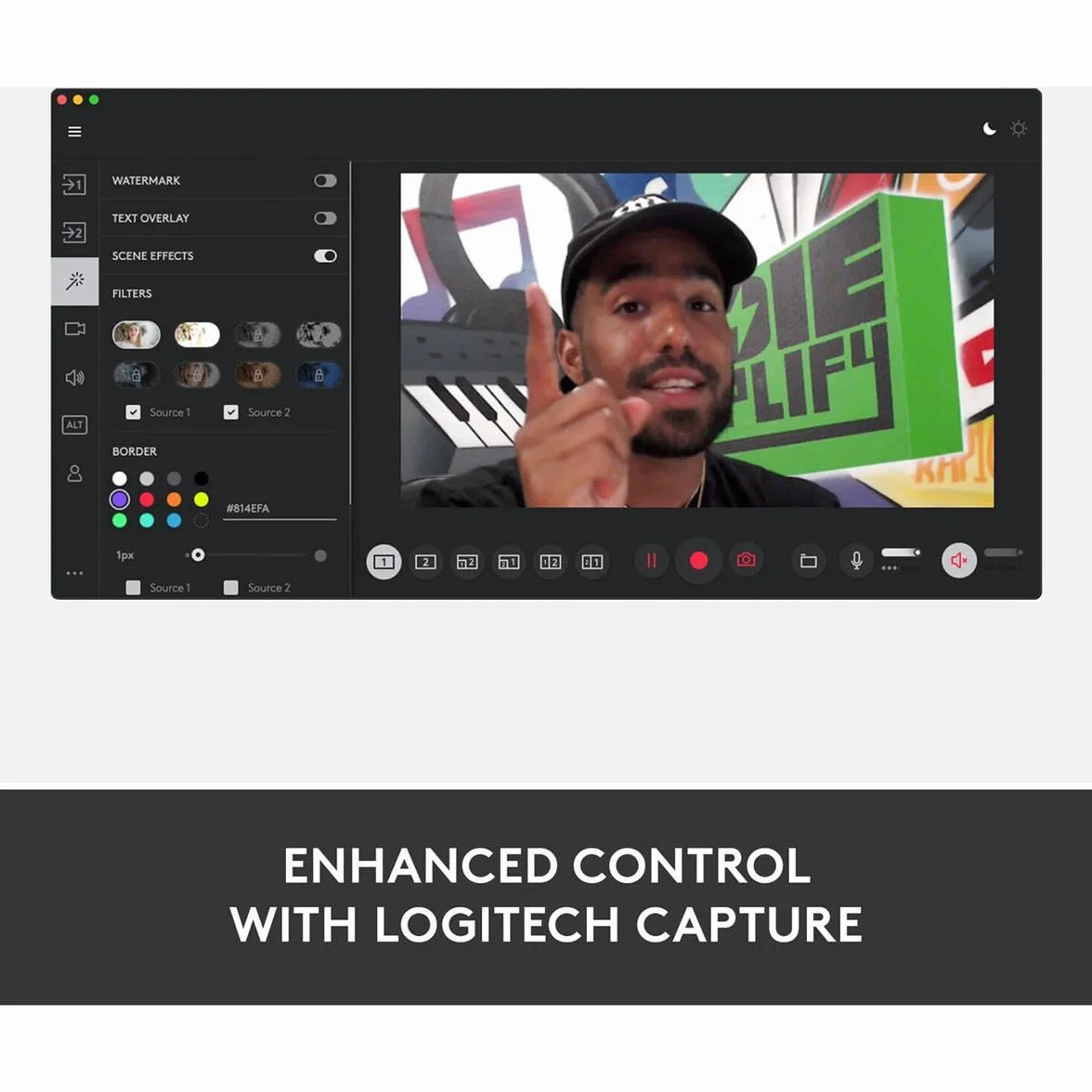 StreamCam Plus Webcam Grafito Reacondicionado