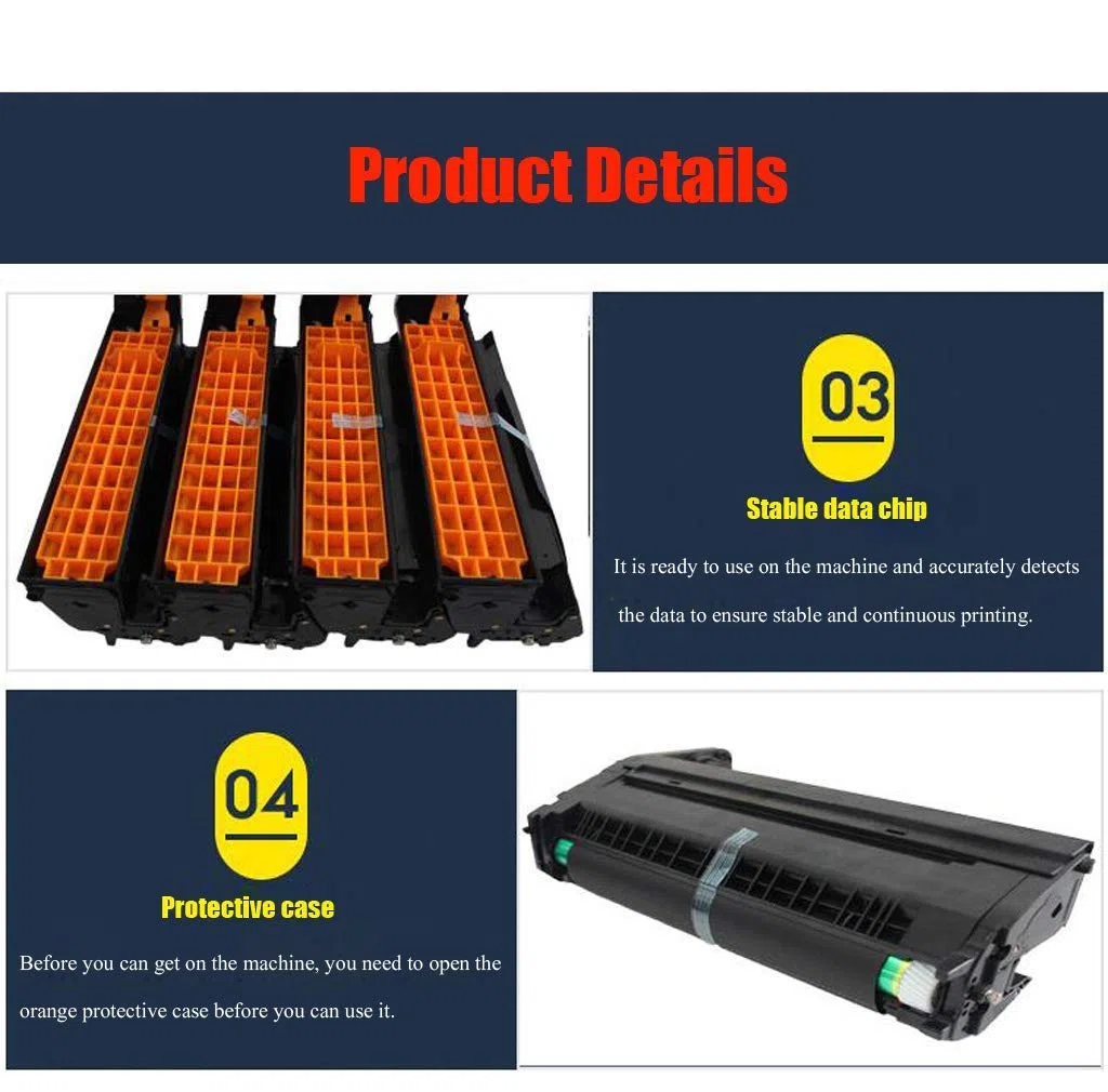 Compatible avec OKI C711DN C710DN C710dtn C710cdtn Cartouche de Toner Imprimante Tambour Porte-Tambour Kit de Tambour 43913808 43913807 43913806 43913805 4 Couleurs en Option,Rouge
