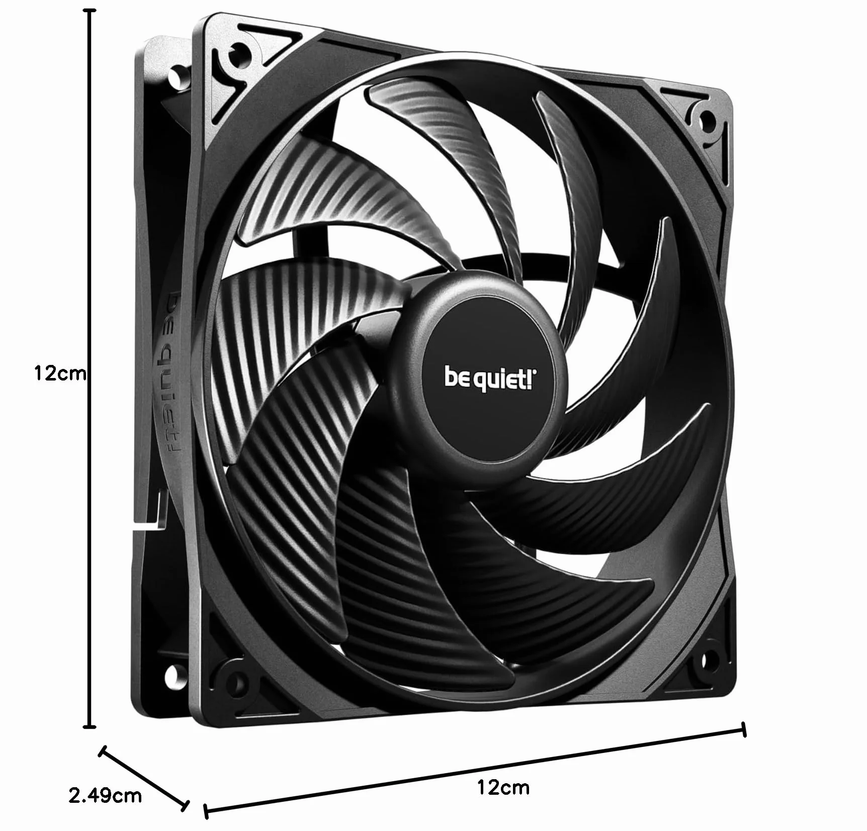 be quiet! Pure Wings 3 120mm PWM ventilateur haute vitesse noir