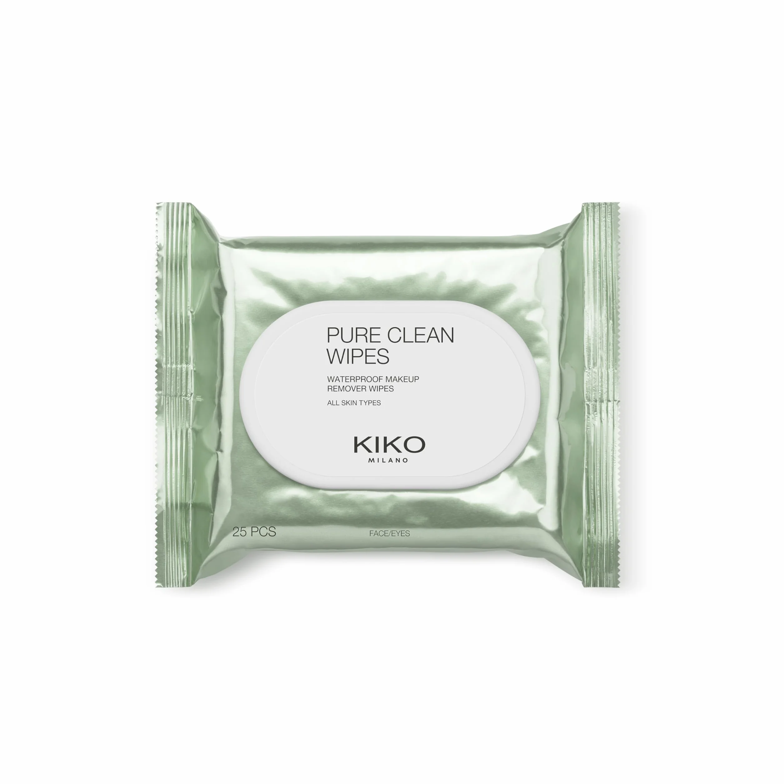 KIKO Milano Pure Clean Wipes, Lingettes Démaquillantes Visage Yeux Lèvres