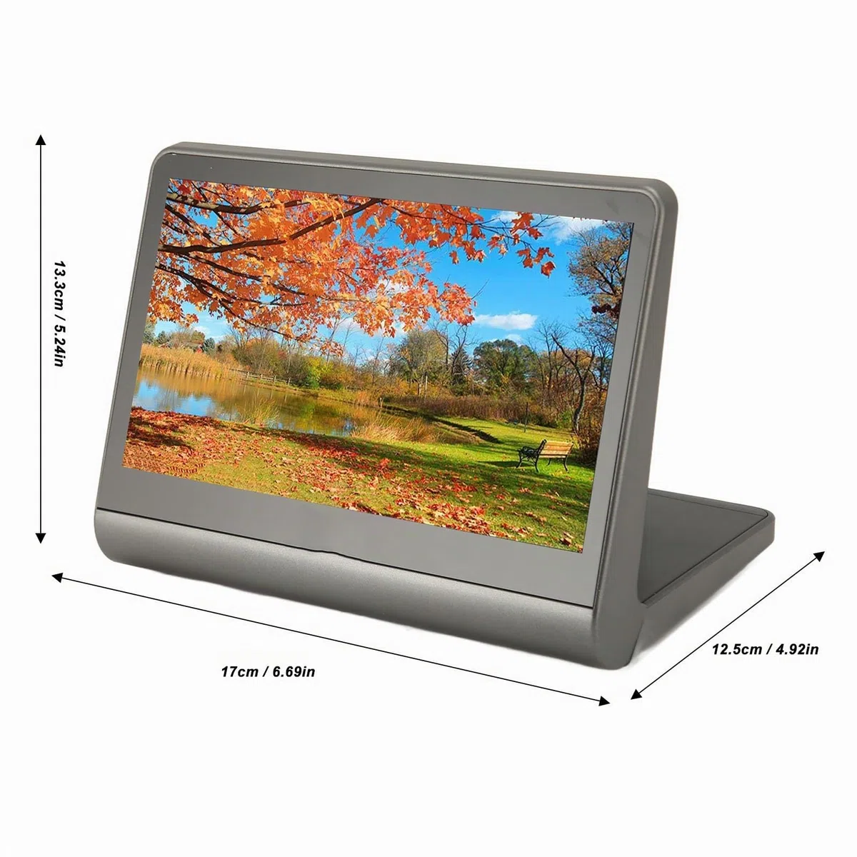 Scanner de Film et de Diapositives 48 MP avec écran LED de 7 Pouces, Scanner de Film Numérique Tout-en-un Prenant en Charge 16 Go de Mémoire, Convertit les Diapositives