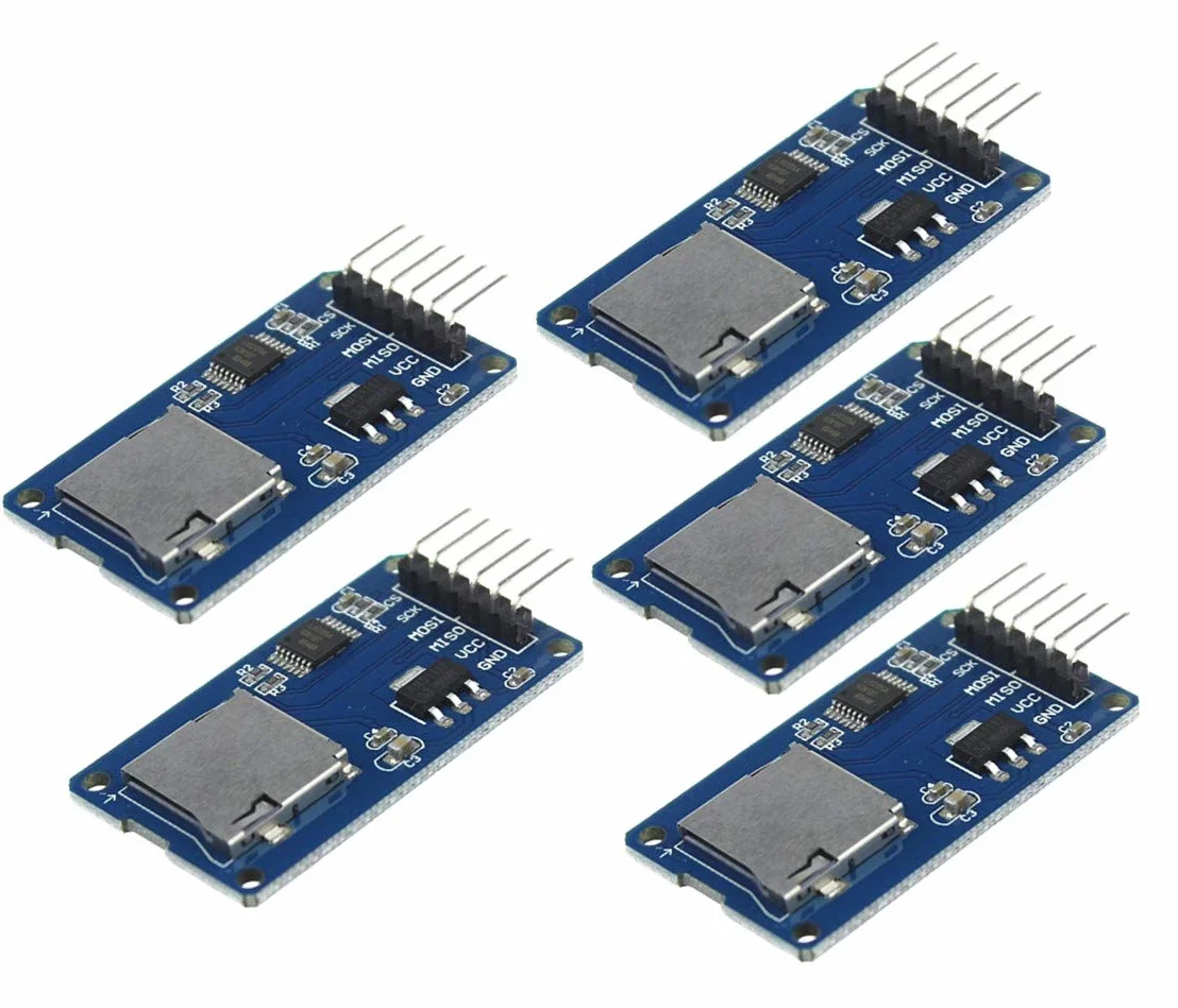 5pcs Micro SD TF Card Reader Memory Shield Module SPI
