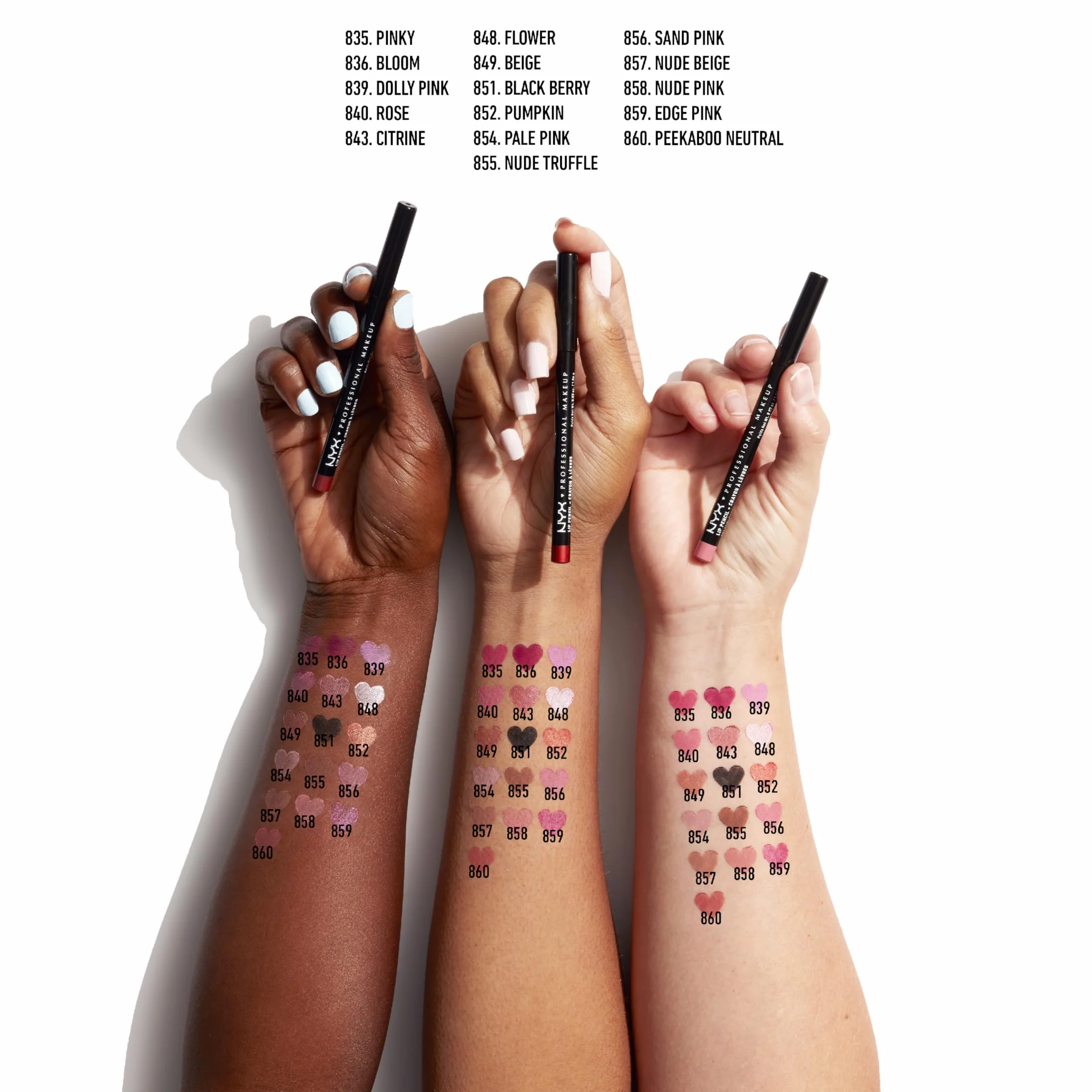 NYX Professional Makeup Slim Lip Pencil Nude Truffle - Crayon à lèvres longue tenue