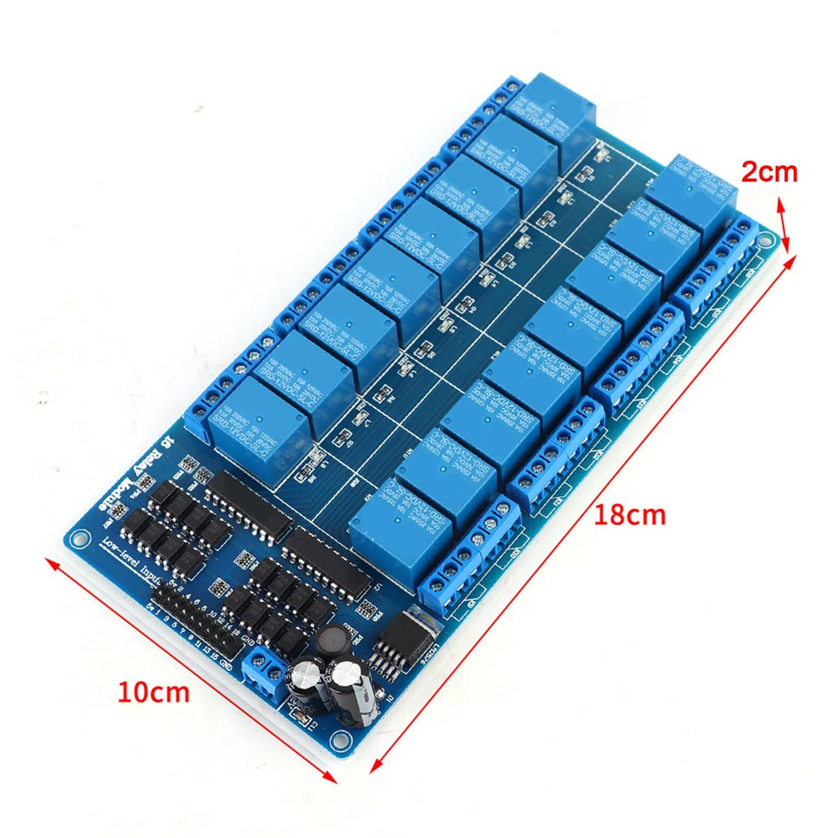 XUMIUZIY Module de Contrôle Ethernet avec Serveur Web, Relais 16 Canaux