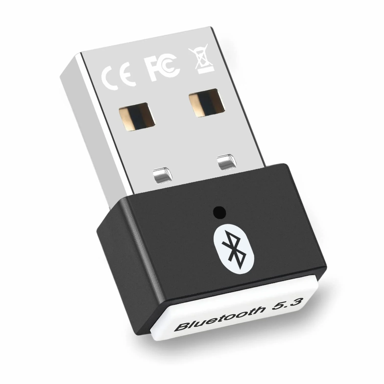 Dongle Bluetooth 5.3 Cle Bluetooth pour PC Faible Latence Compatible Windows 11/10/8.1/7 USB