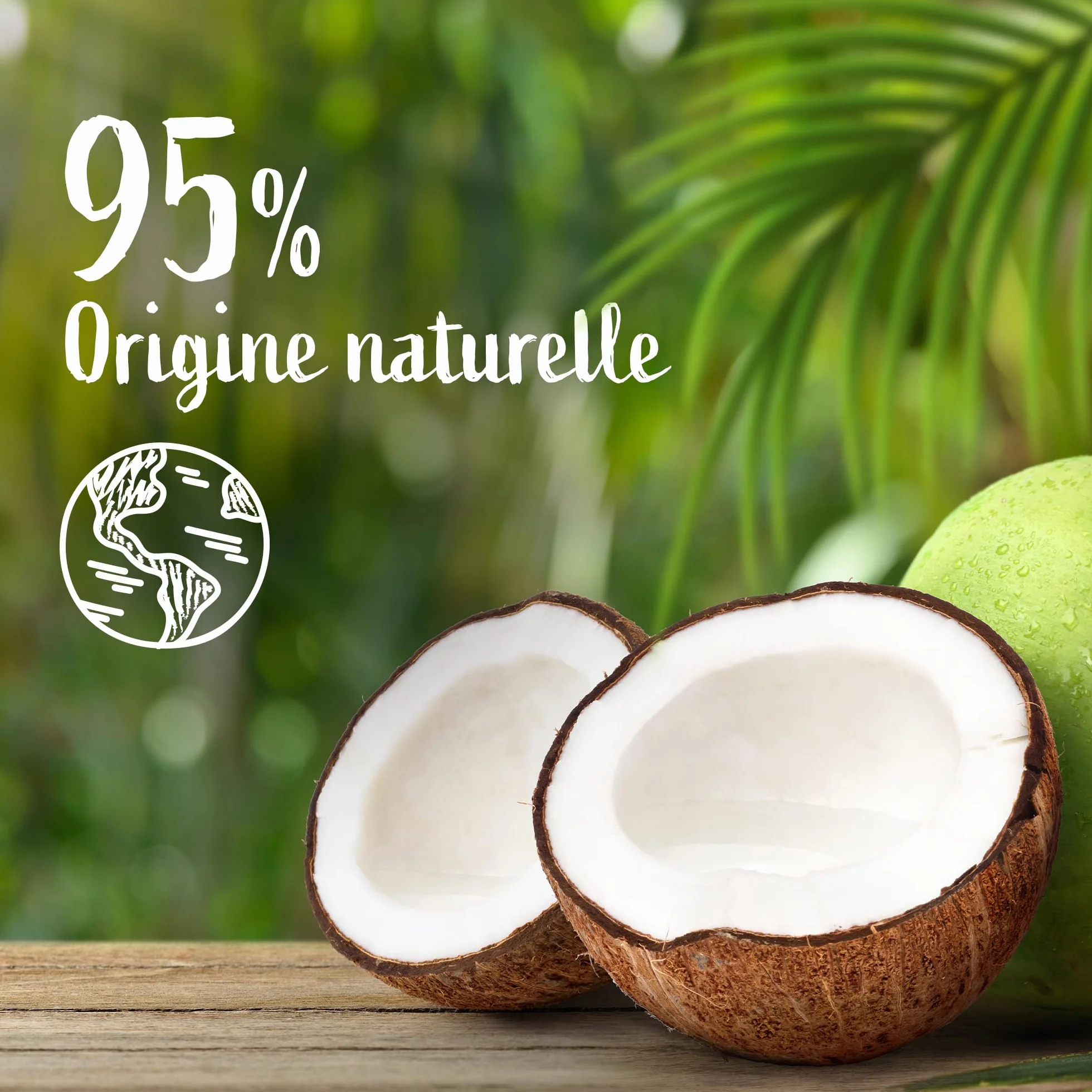 Le Petit Marseillais Crème Corps Nourrissante Eau de Coco 380 ml Crème hydratante peaux sèches Vegan
