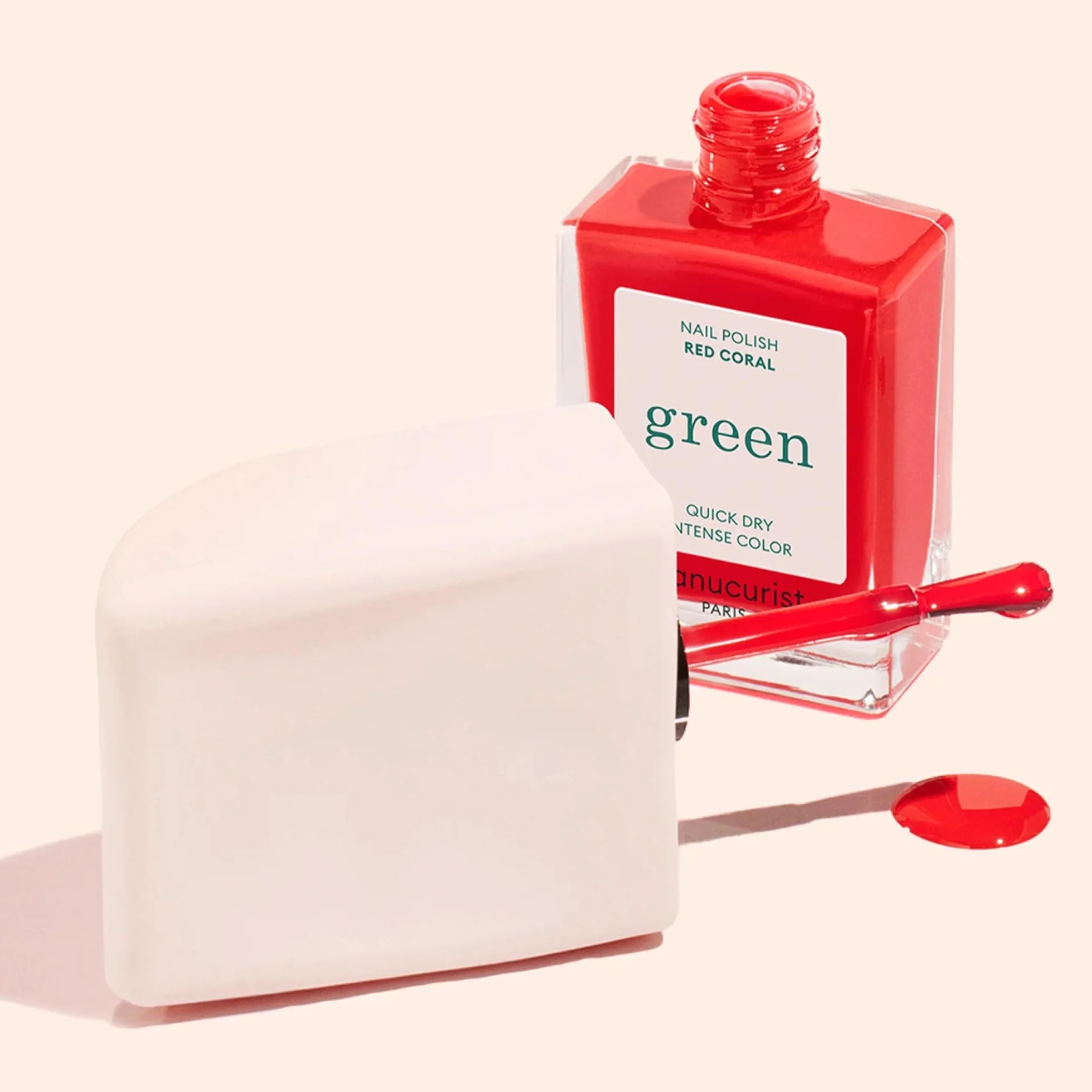 Manucurist Mani Helper - Applicateur pour Vernis à Ongles Classique Green, Outil Manucure