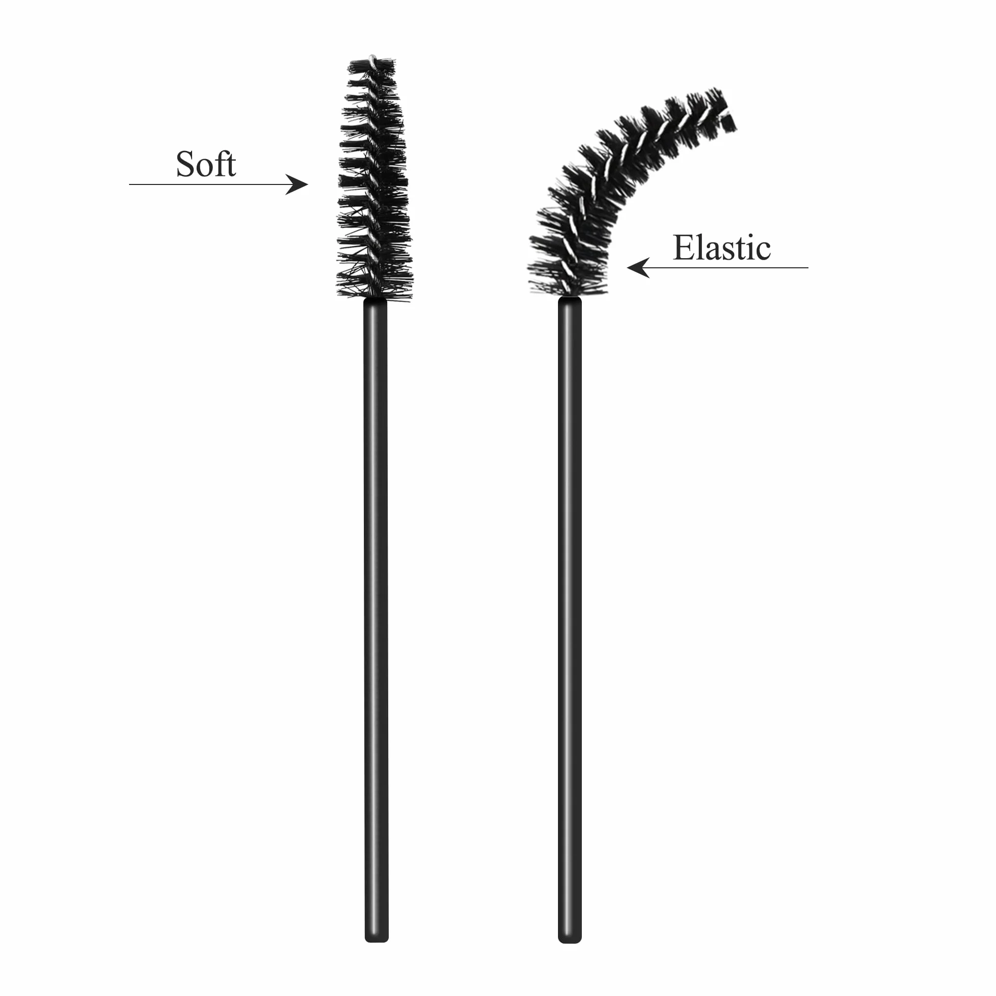 Brosse Cils Réutilisable Lavable 200 Pcs Micro Brosse Maquillage Extension Cil